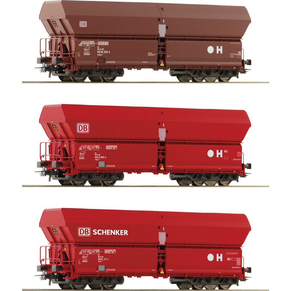 Güterwagen Roco 6600135 H0 3er-Set Selbstentladewagen der DB AG