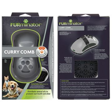 FURminator Striegel Furminator® Striegel, Gummi, für Hunde und Katzen