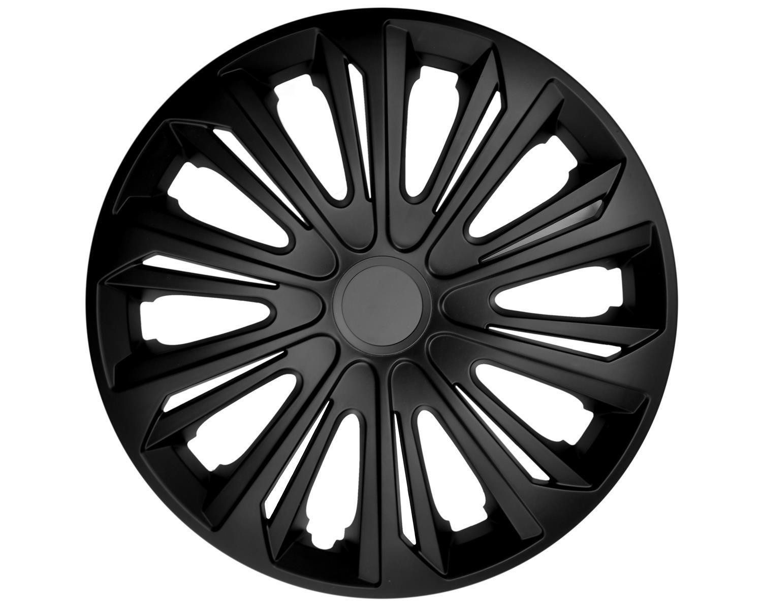 NRM Radkappen STRONG in Schwarz Matt, 16 in Zoll, (4-St) 16 in Zoll, Radkappen 16 " 4 Stück