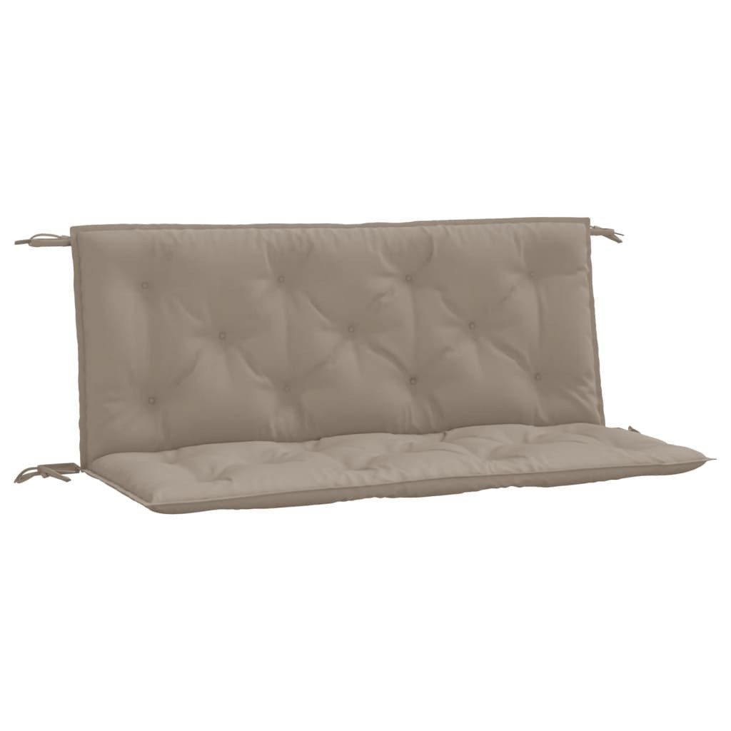 vidaXL Sitzauflage Gartenbank-Auflagen 2 Stk. Taupe günstig online kaufen