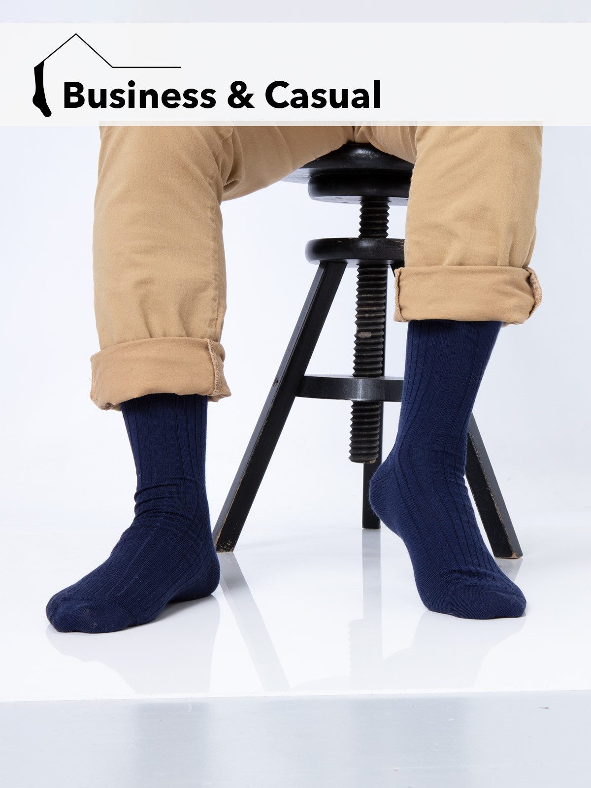 HomeOfSocks Socken Warme Merino Business Socken in Basic Farben Business Casual Socken mit Merino Wolle