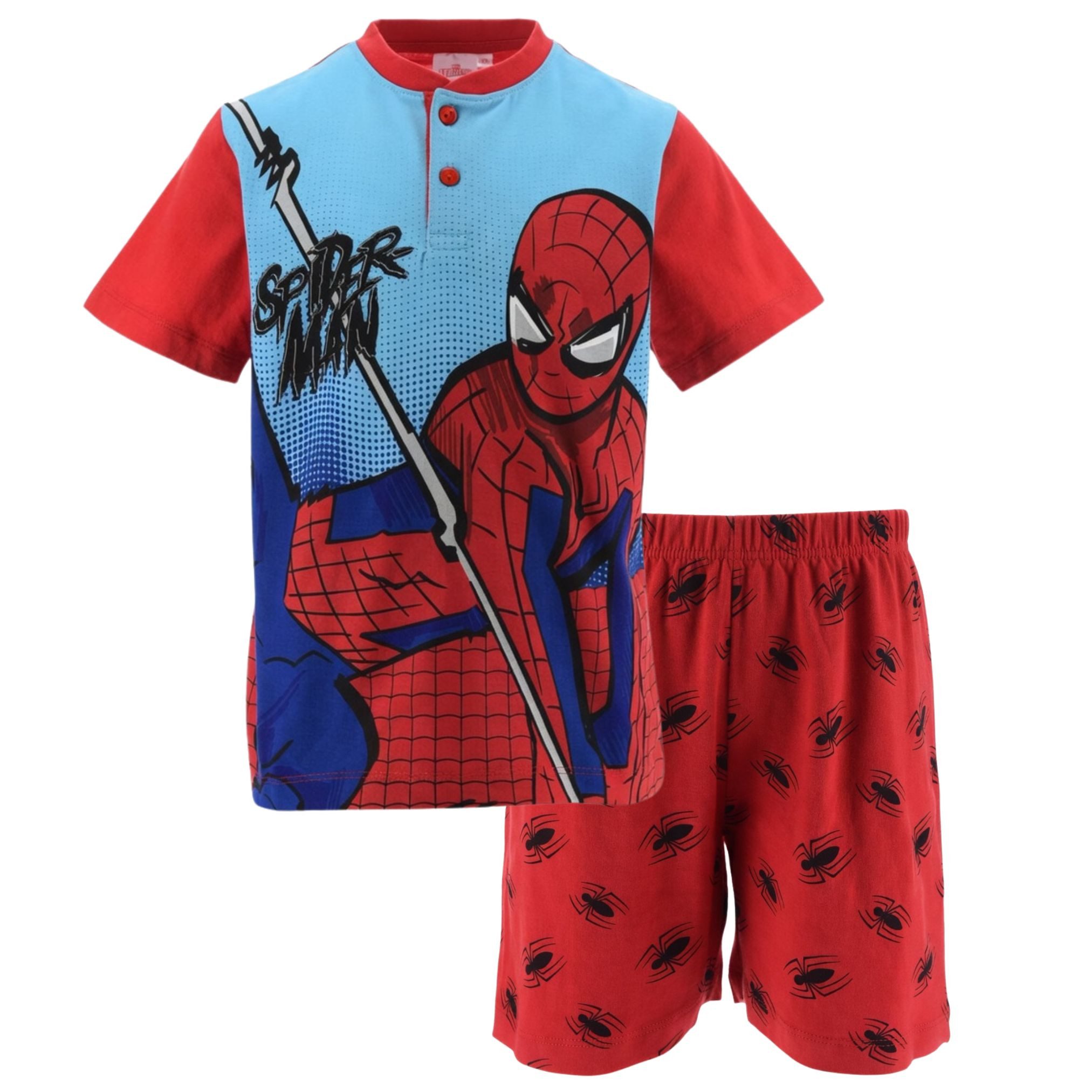 Spiderman Schlafanzug Spiderman Kurzer Schlafanzug Jungen (Spiderman)