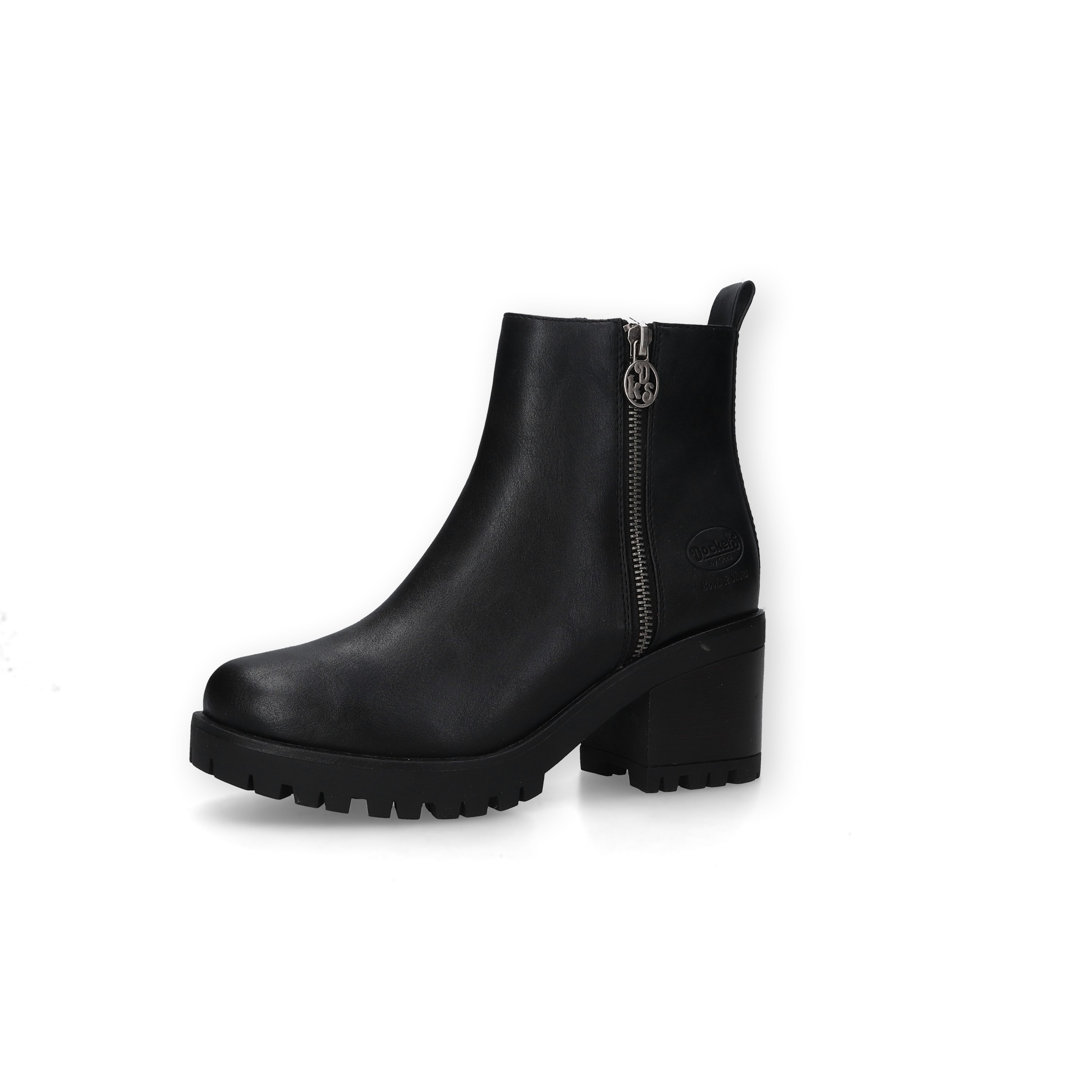 Dockers by Gerli Stiefelette Ankleboots, Blockabsatz, mit Profilsohle
