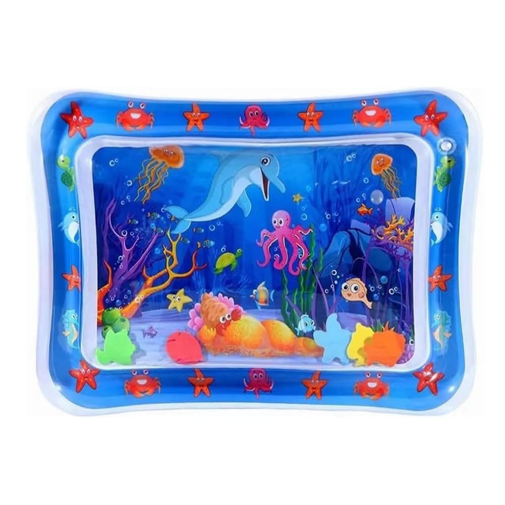 Ledander Spielmatte Spielmatte Wasserspielmatte Katze,Aufblasbare Wassermat günstig online kaufen