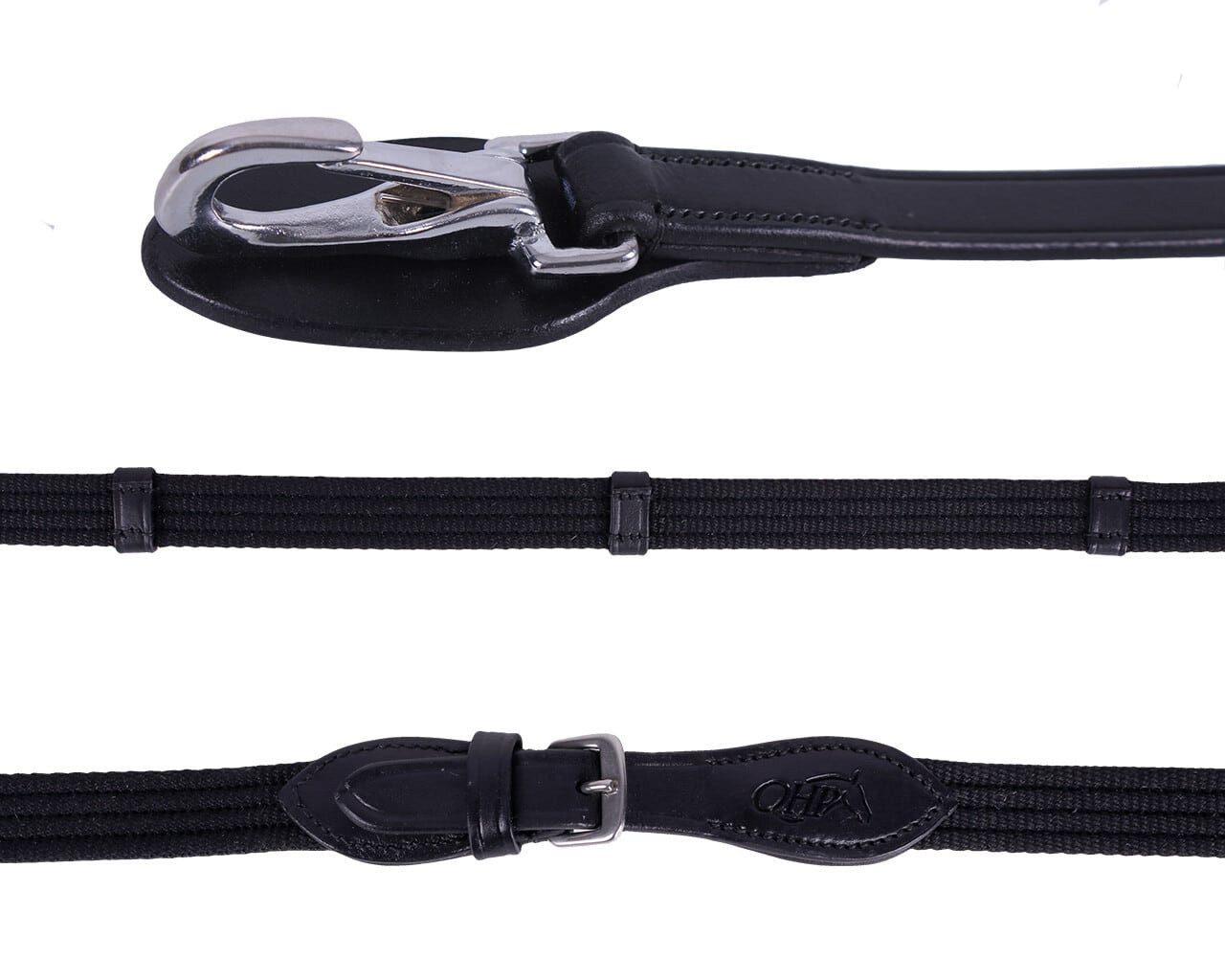 QHP Sattelgurte Gurtzügel mit Clip
