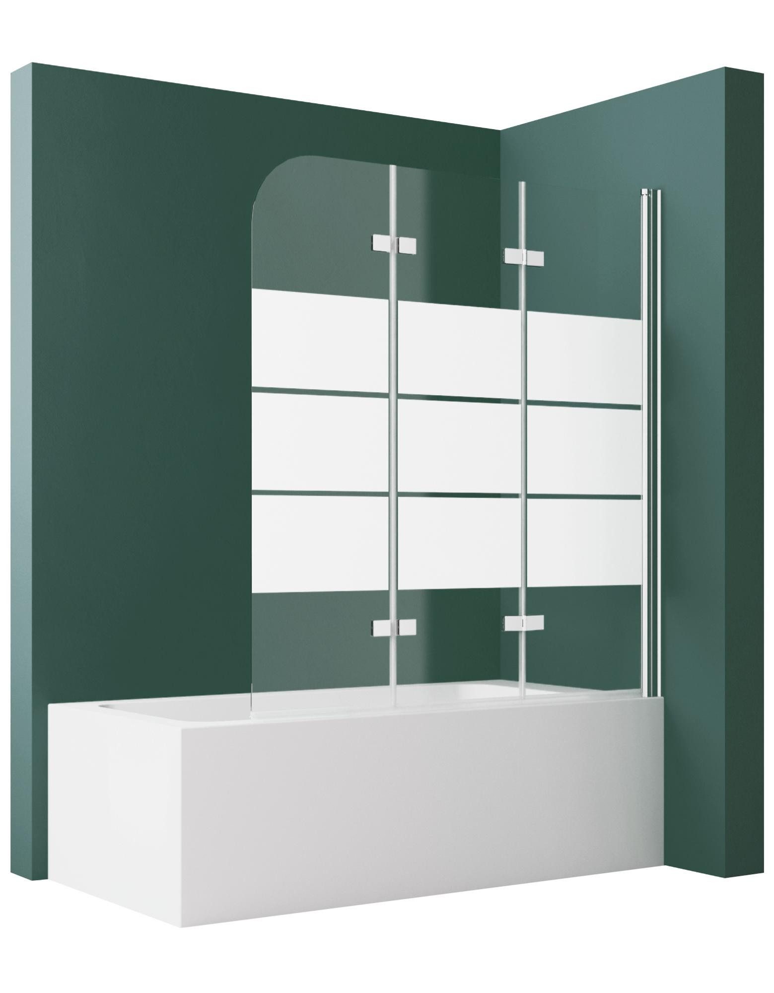 Hopibath Duschwand für Badewanne milchglas 120 günstig online kaufen
