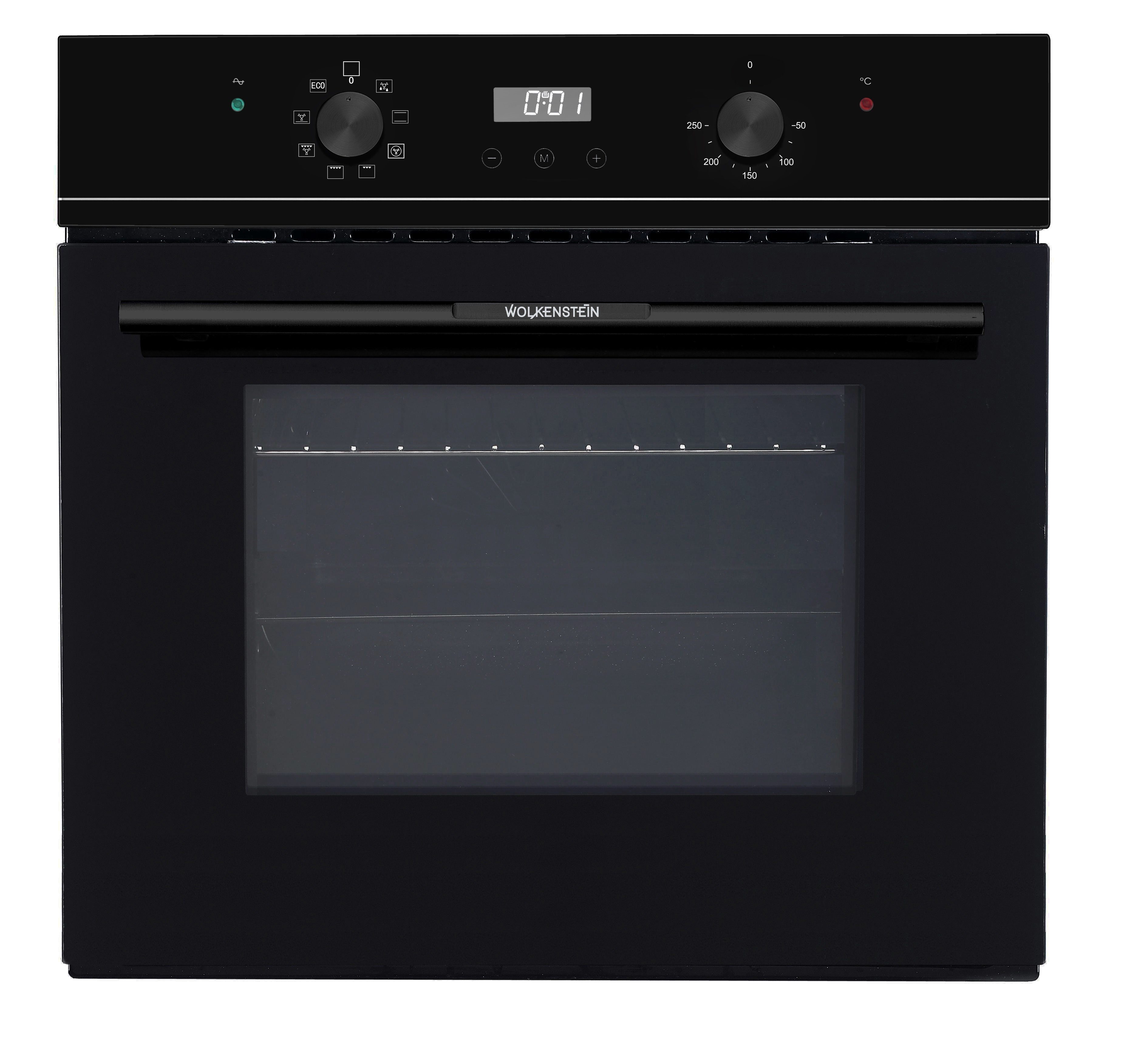 Wolkenstein Einbaubackofen Wolkenstein Einbaubackofen WMO 80, 8 Funktionen, Grill, Heißluft, Timer