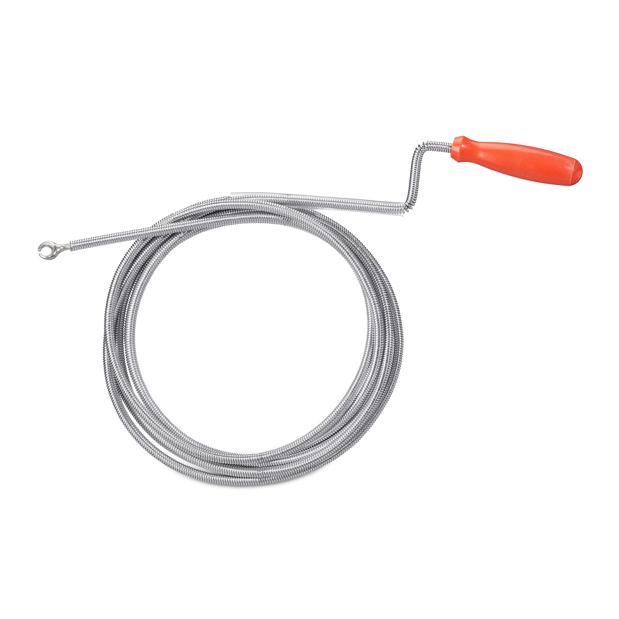 relaxdays Rohrreinigungsspirale mit Kralle, L: 300 cm, M