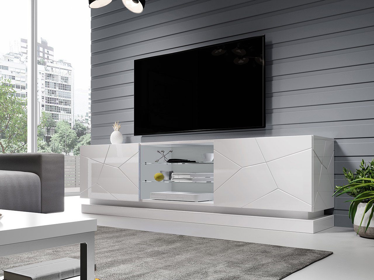 MIRJAN24 TV-Schrank Qiu 200 (mit 2 günstig online kaufen