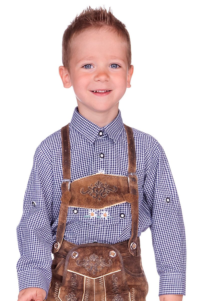 Isar-Trachten Lederhose Lederhose Kinder - LUKA - eiche