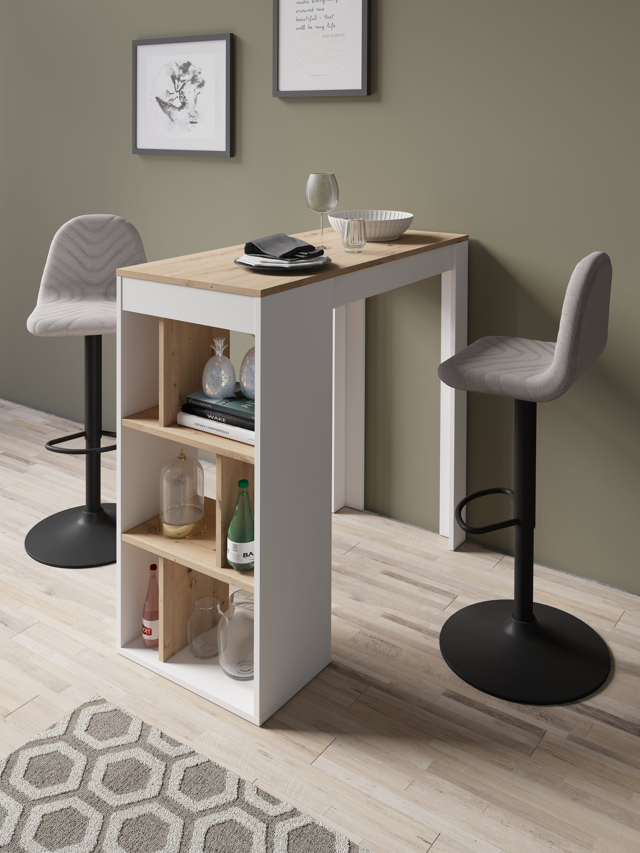 byLIVING Bartisch MOBY (in Artisan Eiche günstig online kaufen