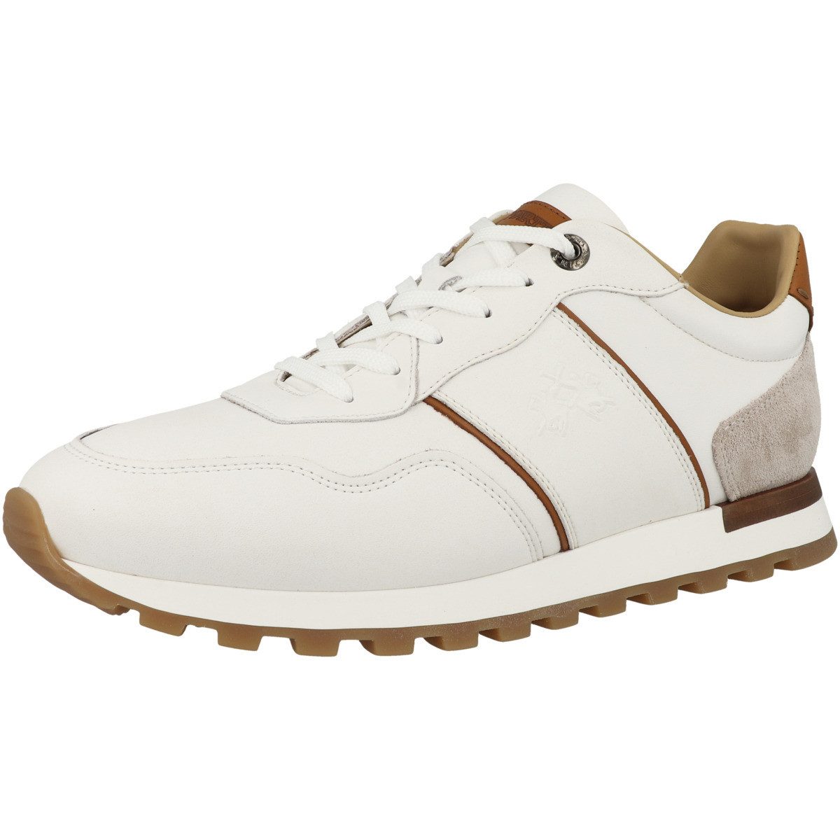 La Martina LFM251 Herren Sneaker Turnschuhe, Sportschuhe, Freizeitschuhe, Halbschuhe, Schnürschuhe – Bild 4 von 5