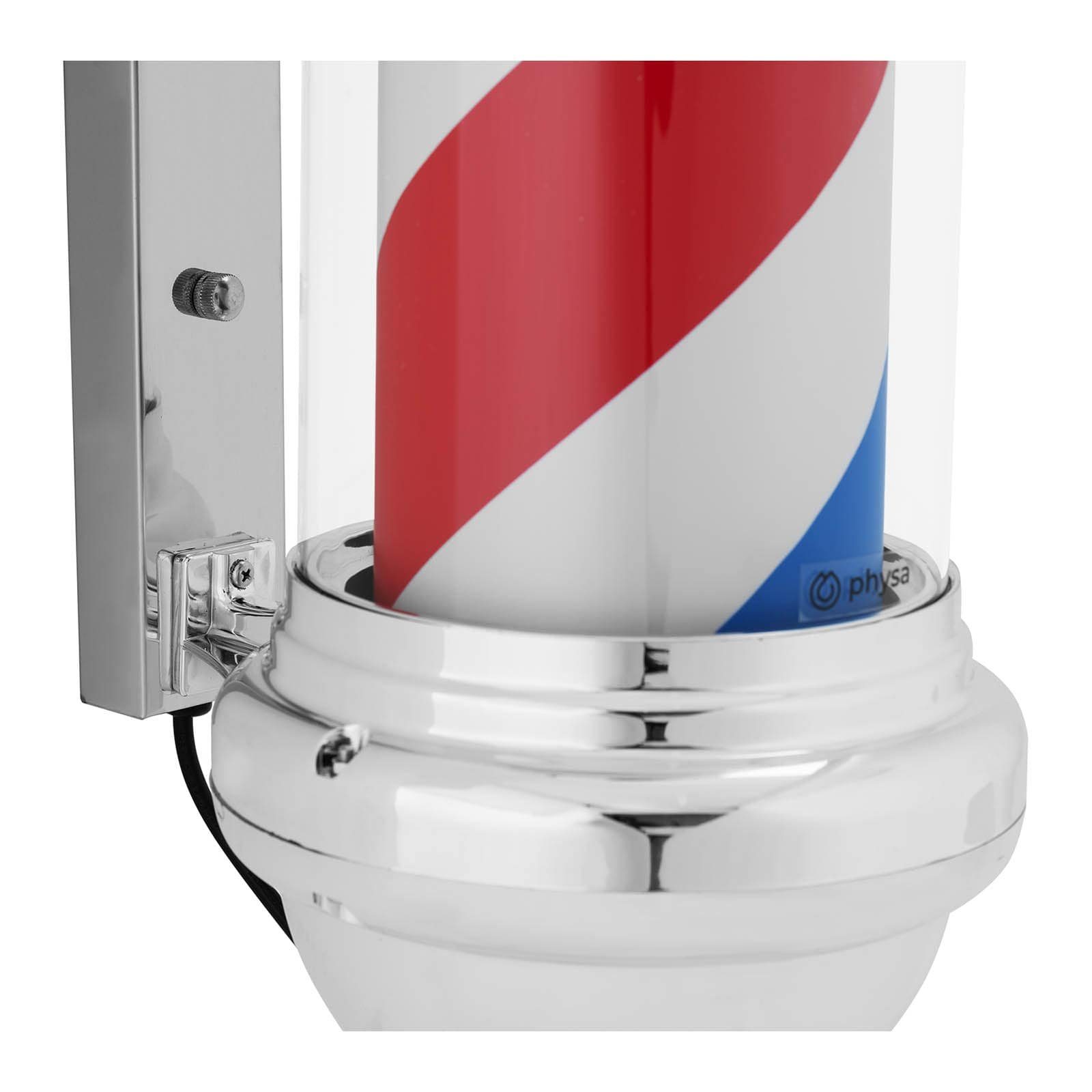 Physa LED Außen-Stehlampe Barber Pole und - 250mm Wandabstand - 31cm beleuchtet rotierend Höhe 