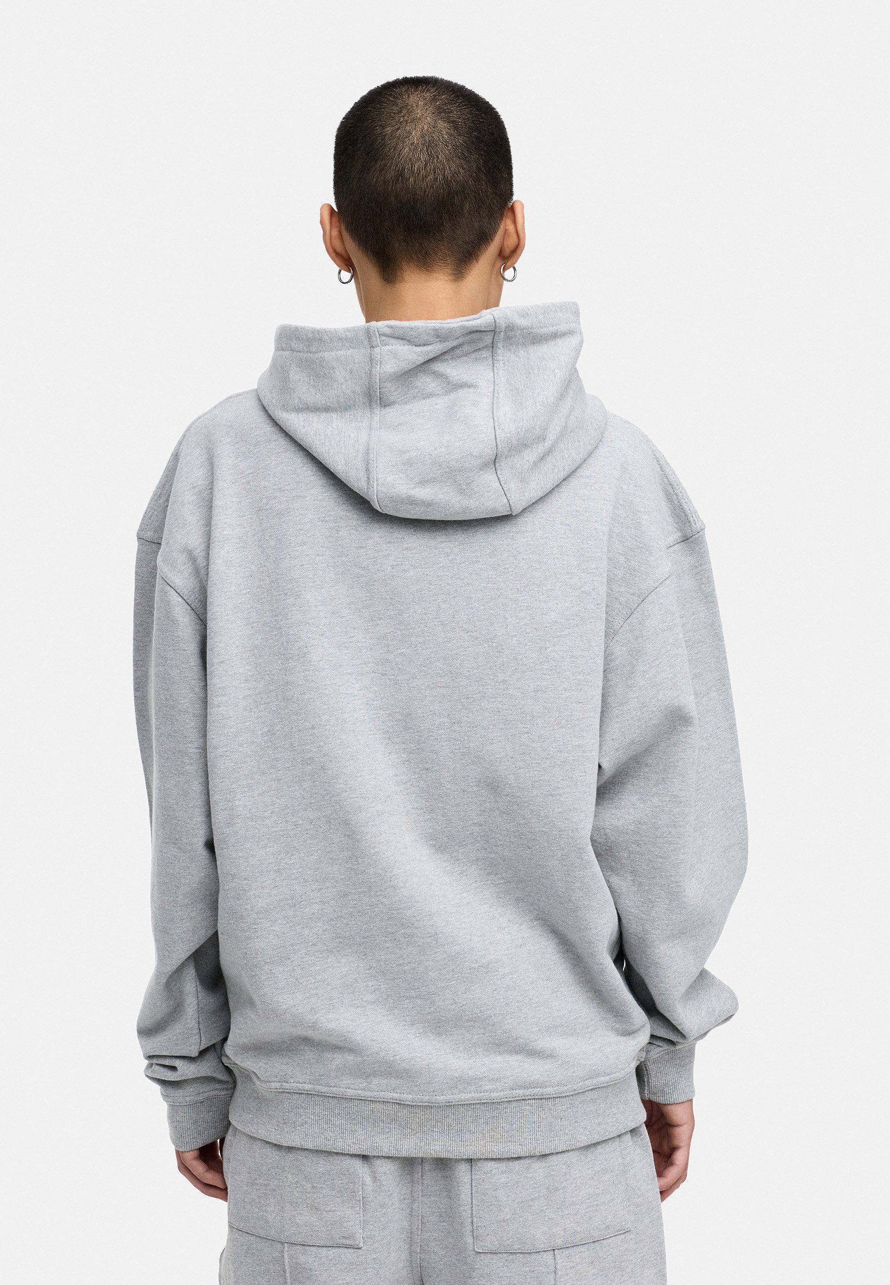 BEHYPE STUDIOS Hoodie IM OVERSIZE FIT Herren Cord-less Kapuzenpullover lockeres Kapuzen-Sweatshirt Sweater – Bild 5 von 5