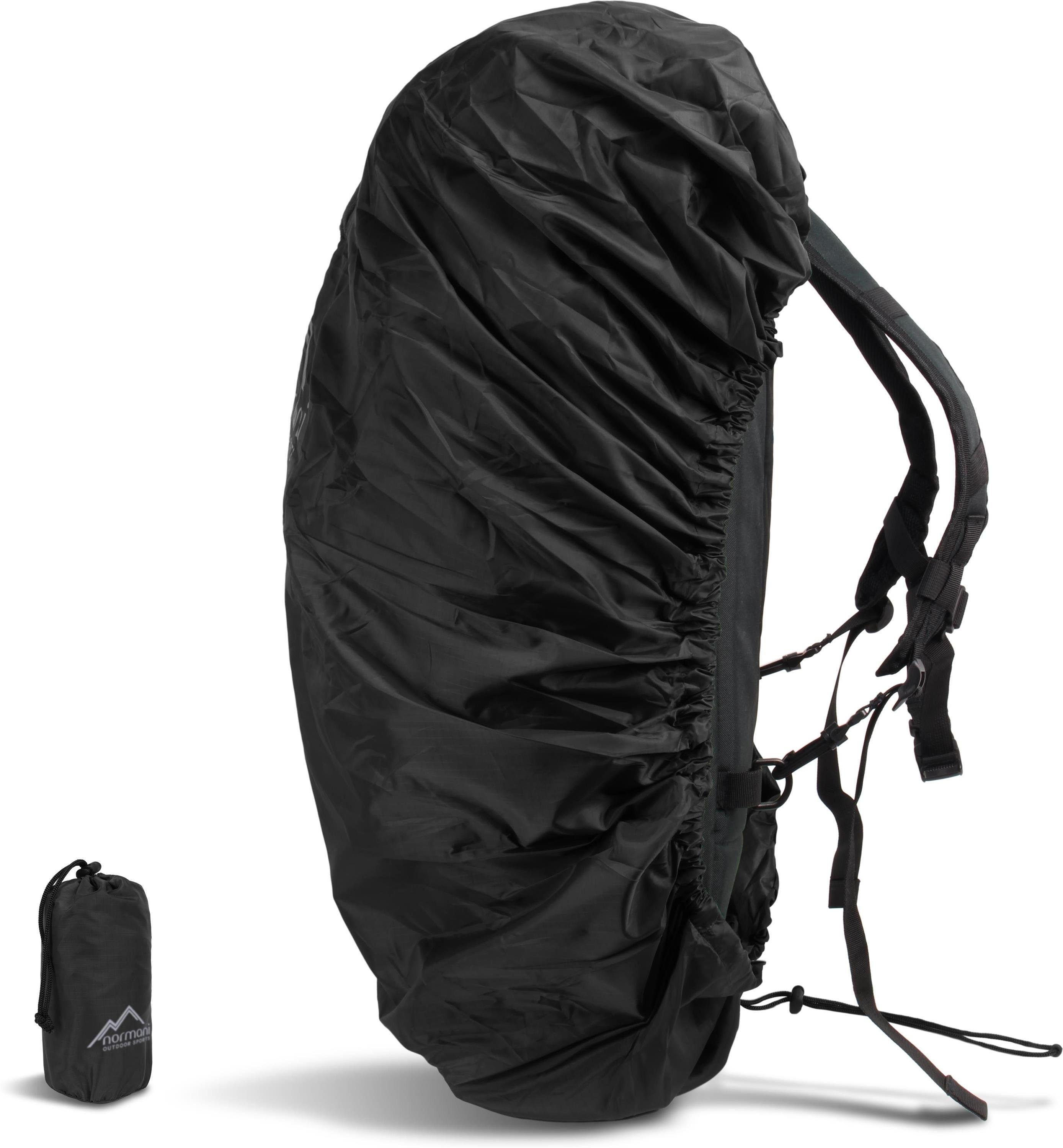 normani Rucksack-Regenschutz Rucksack-Regenüberzug für 80-90 Liter, Rucksackcover mit Patch wasserdichte Rucksackhülle Regenschutz