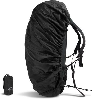 normani Rucksack-Regenschutz Rucksack-Regenüberzug für 60-70 Liter, Rucksackcover wasserdichte Rucksackhülle Regenschutz für Rucksäcke mit Klettfläche für Patch