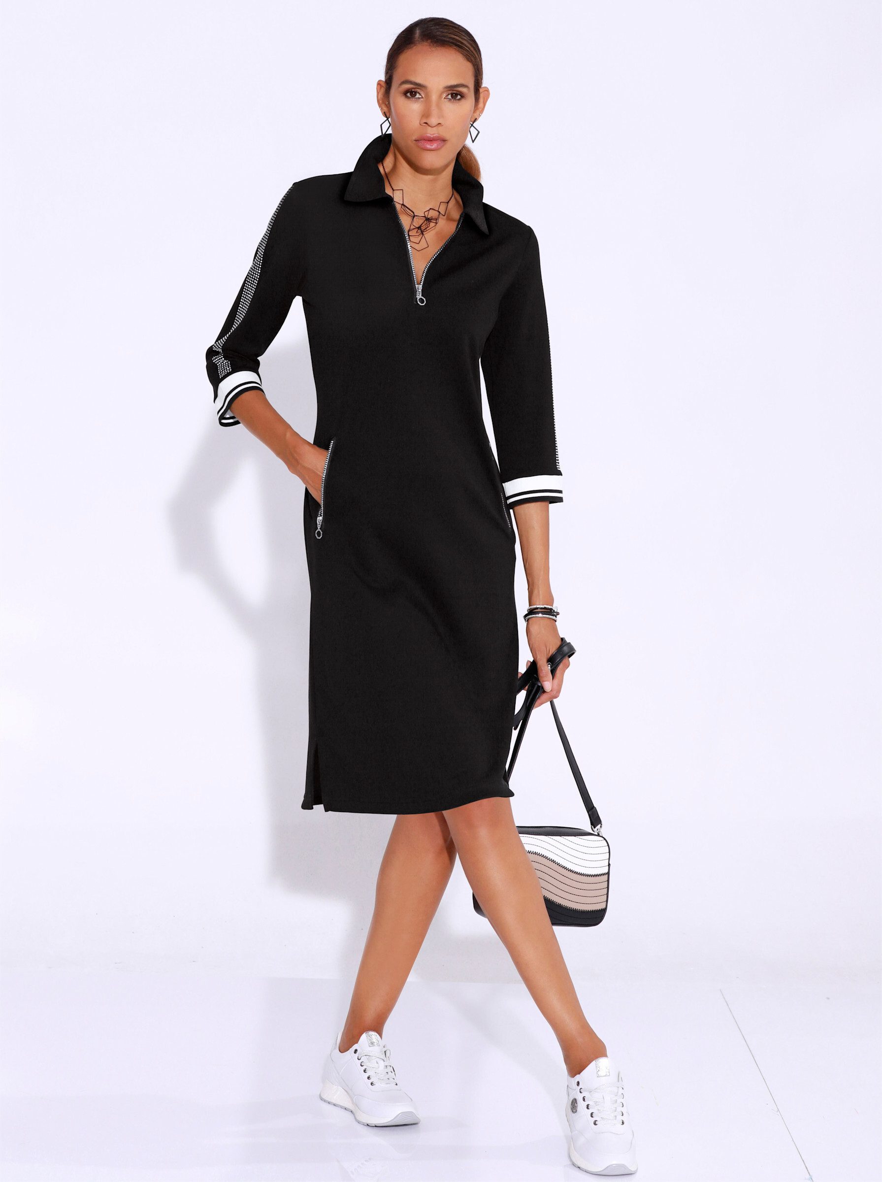 creation L Jerseykleid Modal-Mix-Kleid 3/4-Arm – Bild 3 von 5