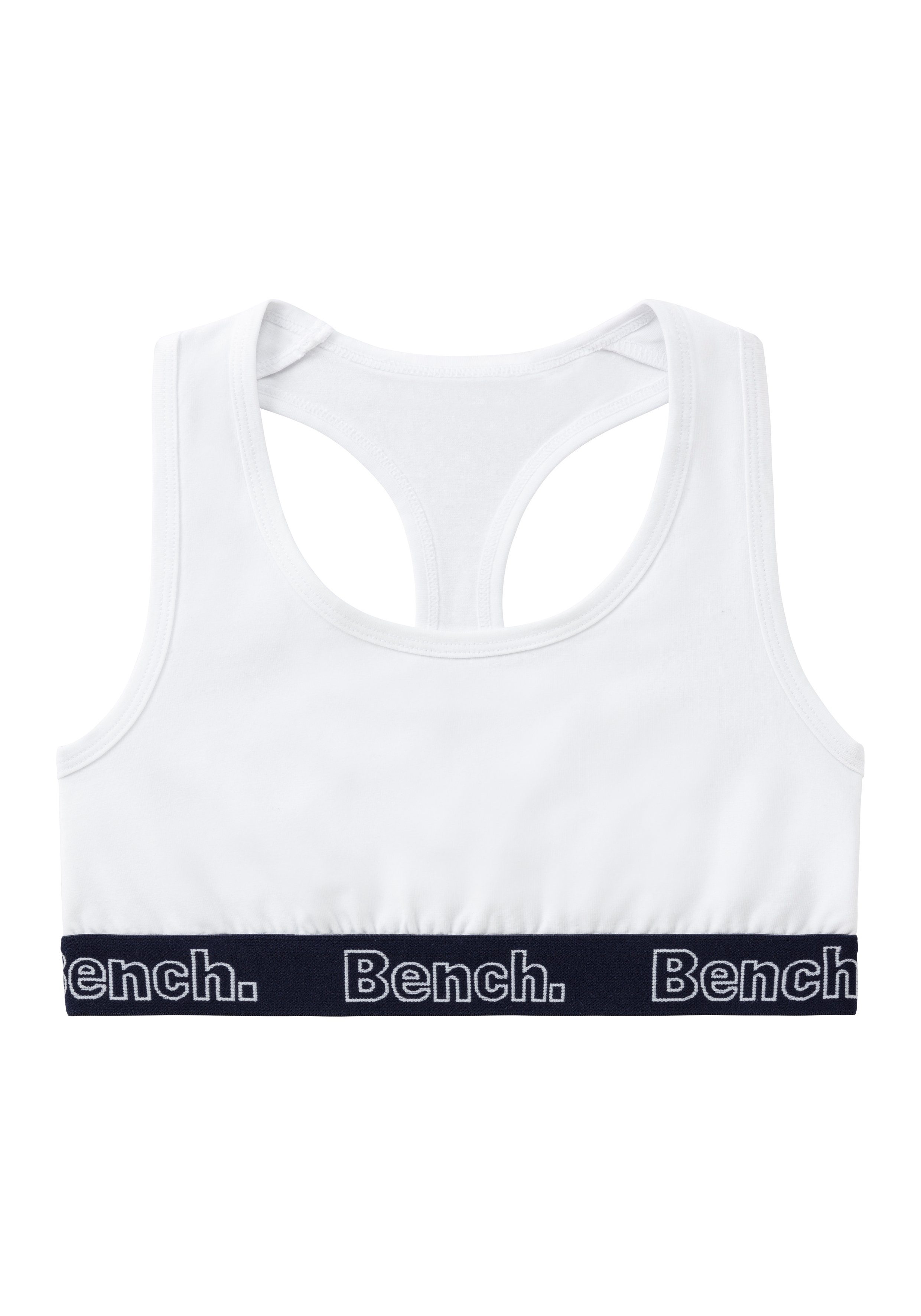 Bench. Bustier (Packung, 3-tlg) in sportlicher Optik mit Ringerrücken