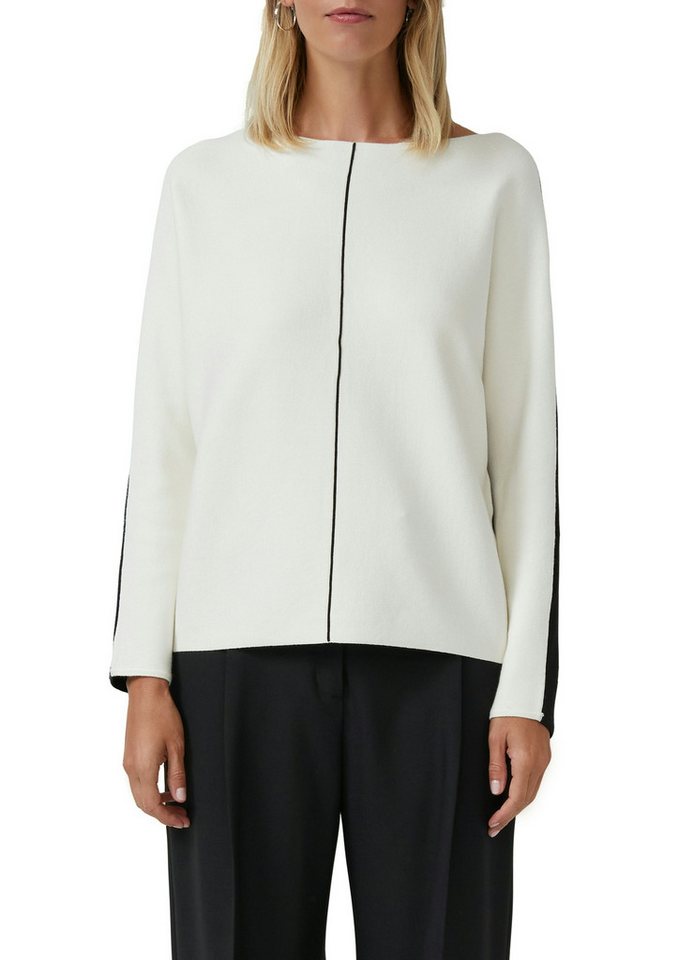 s.Oliver BLACK LABEL Strickpullover mit Colour-Blocking