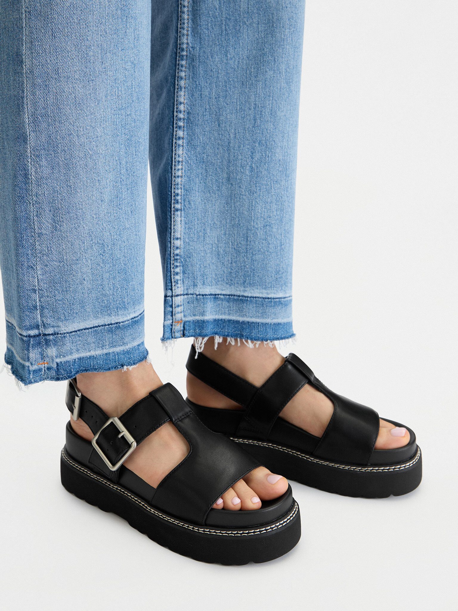 Jenny Jenny Damensandalen Schwarz JENNY-CEO-HY2531-1 Schwarz Sandale