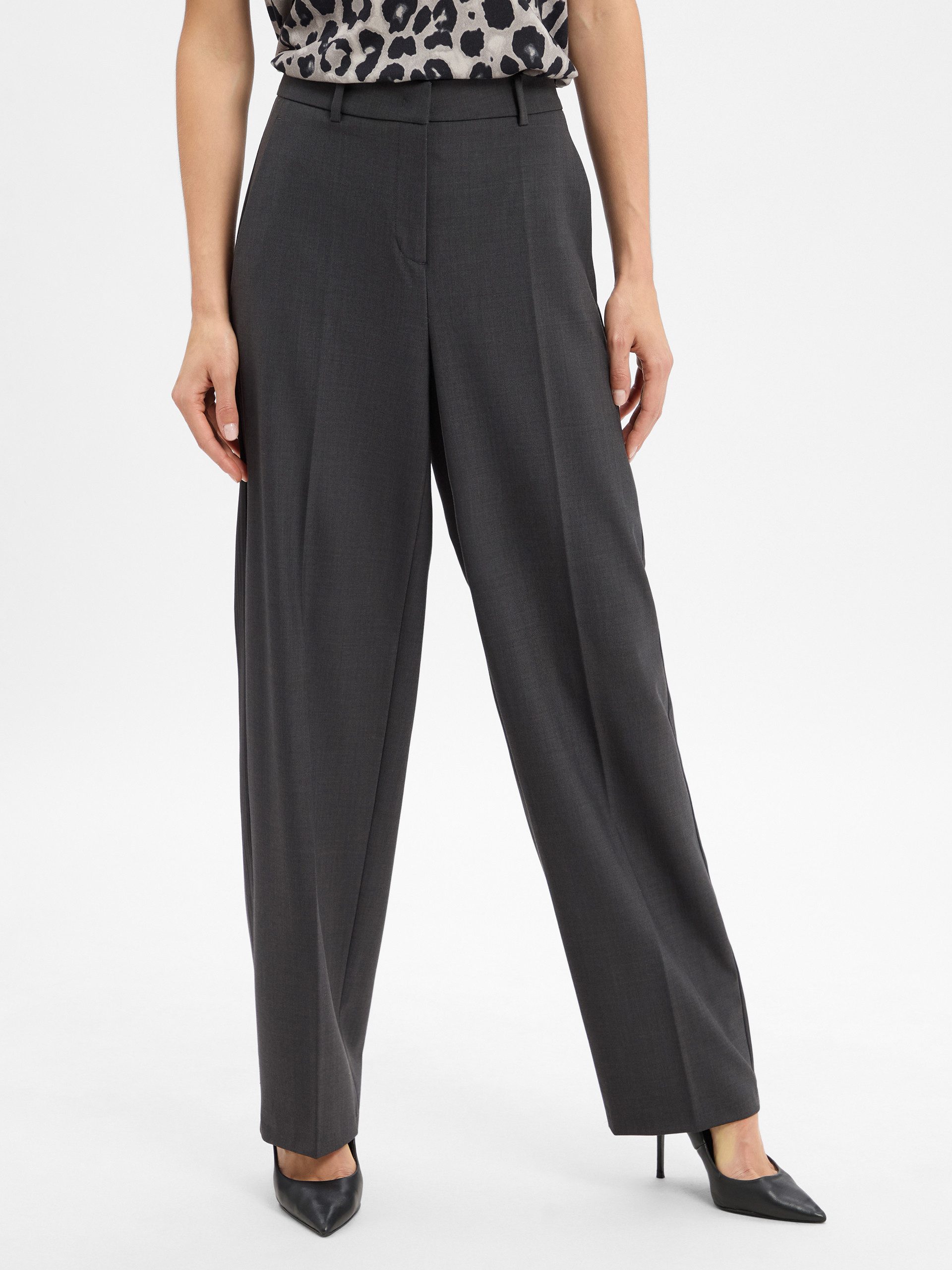 Cambio Bundfaltenhose Glam