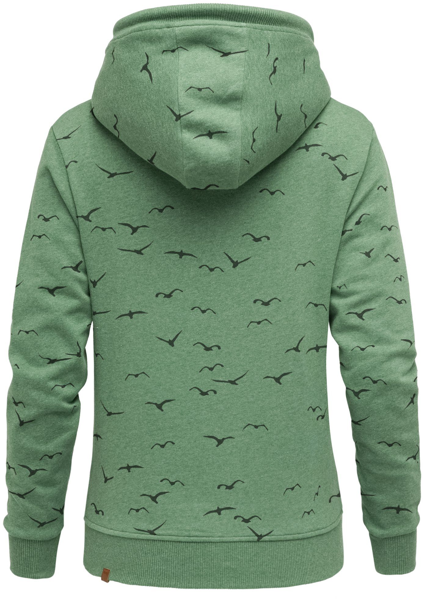 REPUBLIX Kapuzenpullover LOLA Damen Hoodie Sweatshirt Pullover Zipper Jacke günstig online kaufen