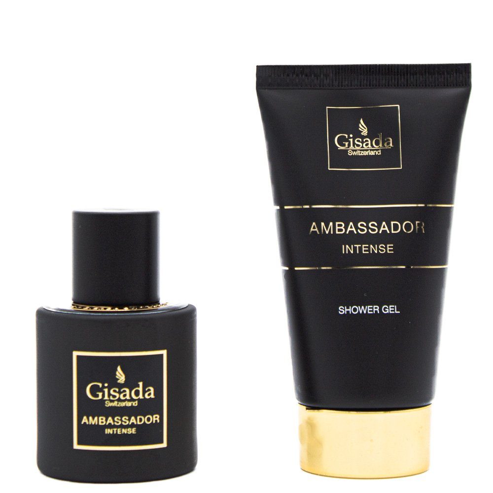 Gisada Duft-Set Gisada - Ambassador INTENSE SET 50 ml Eau de Parfum + 100  ml Showergel, 2-tlg.