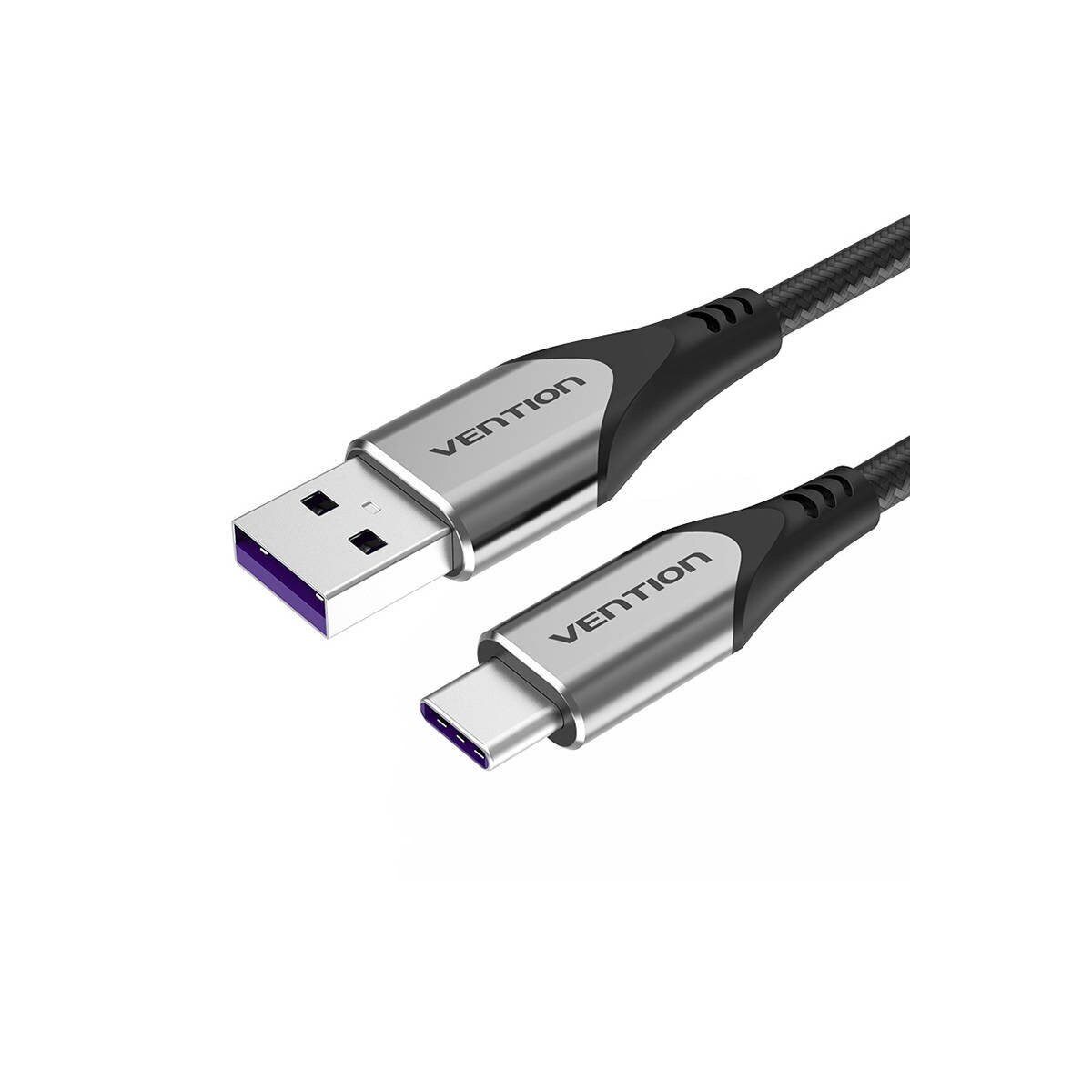 AKYGA USB C Kabel 60W, 1m, Nylongeflecht – Schnelles Laden & Datenübertragung, Weiß, Für IPhone, IPad, Laptop