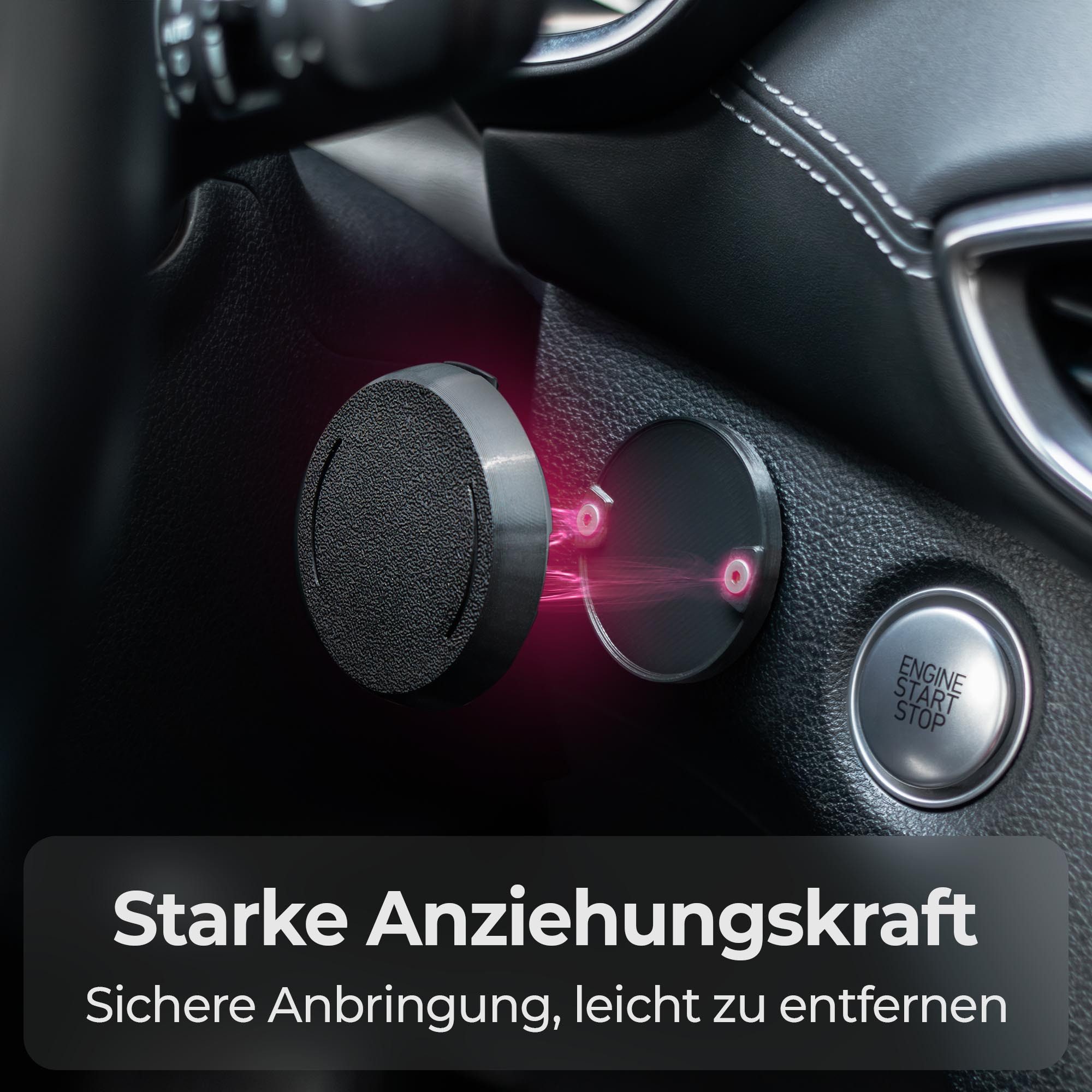 Mobilefox Halterung Armaturenbrett Halterung + Tarnkappe Abdeckung passend für OOONO NO.2