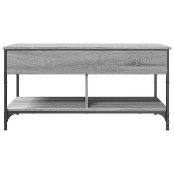 vidaXL Couchtisch Couchtisch Grau Sonoma 100x50x50 cm Holzwerkstoff und Metall (1-St)