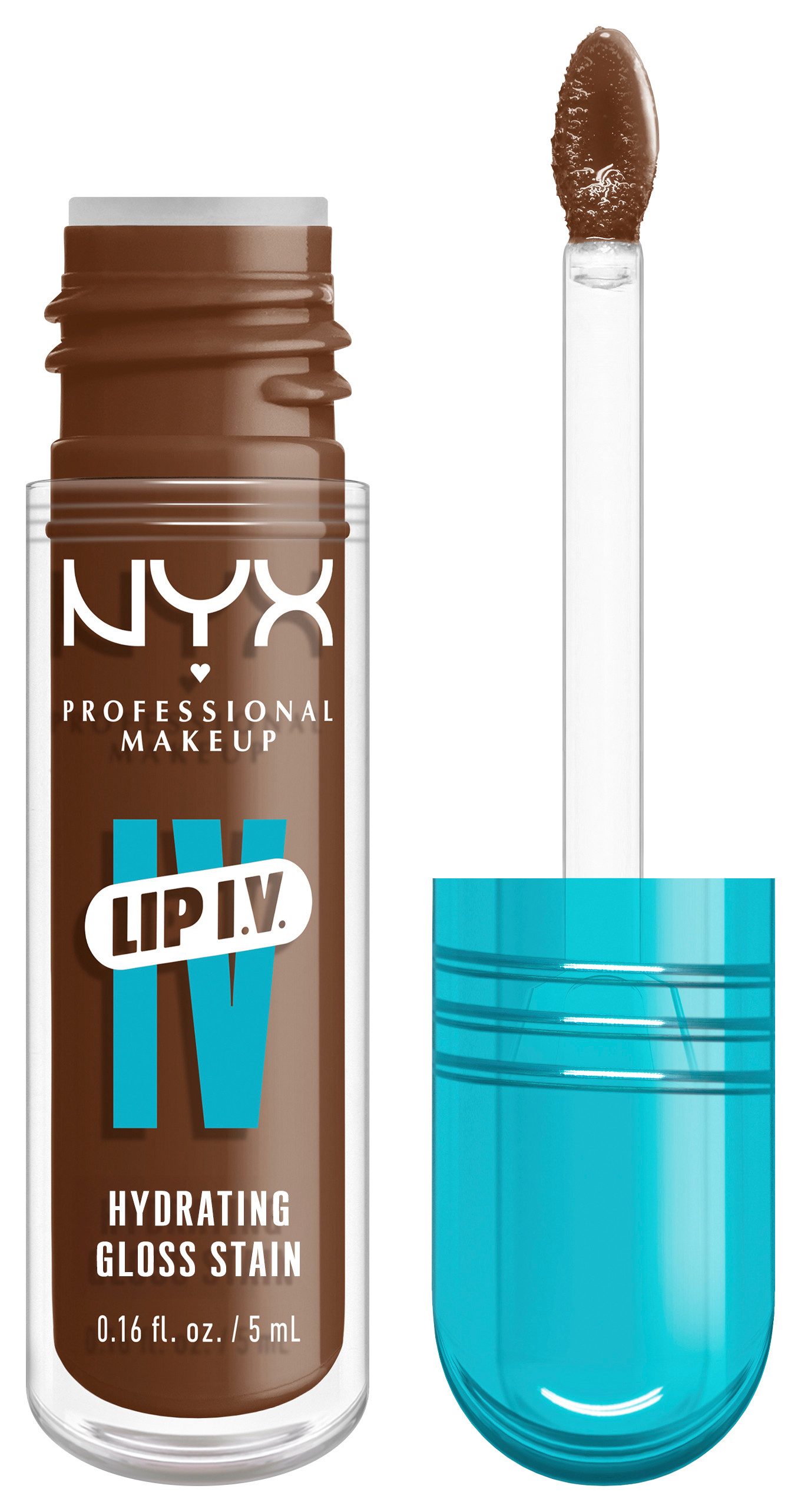 NYX PROFESSIONAL MAKEUP Lipgloss LIP IV GLOSS SERUM, gibt den Lippen einen unwiderstehlichen Wet-Look