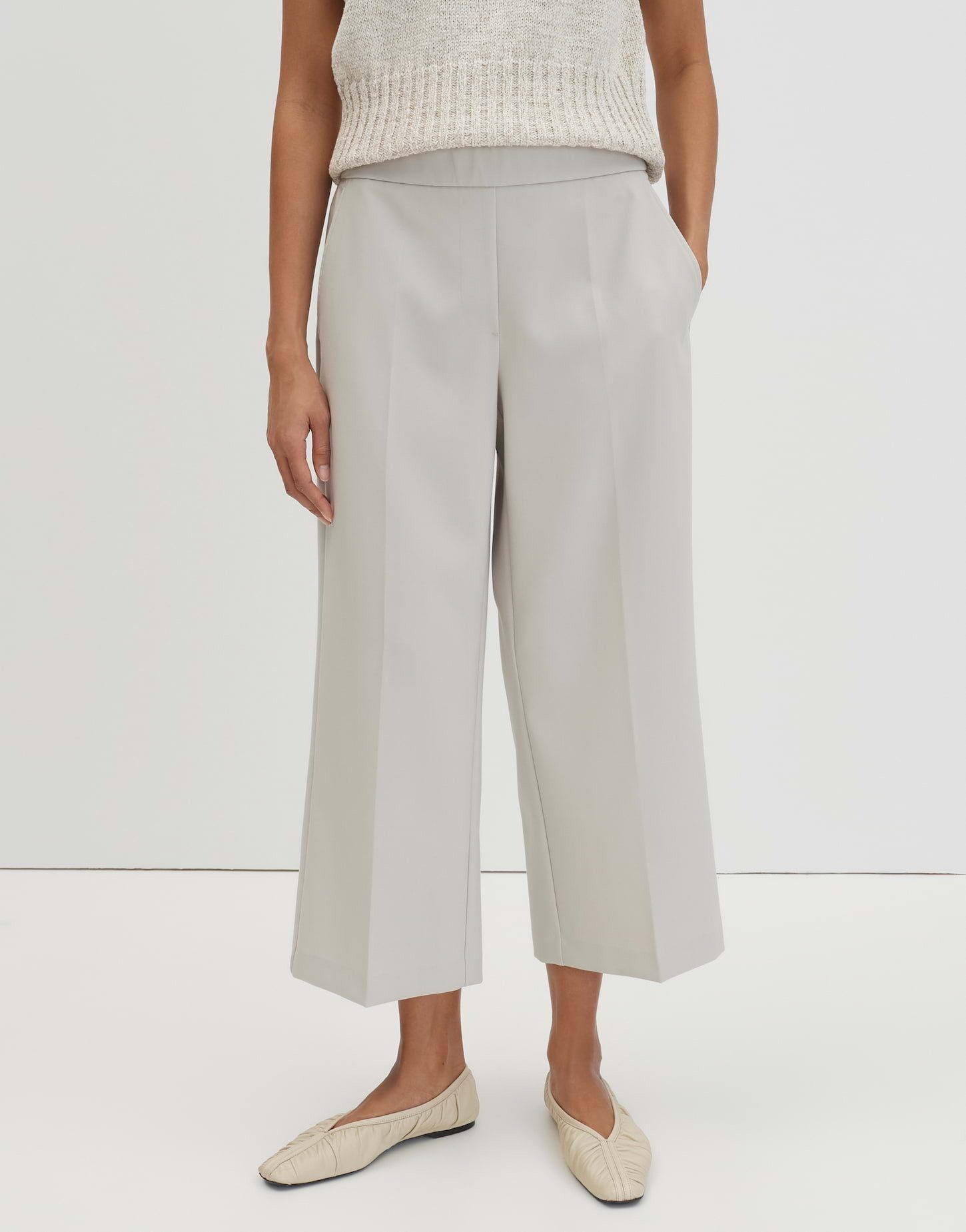 Culotte Charlie cropped ease mit Komfortbund