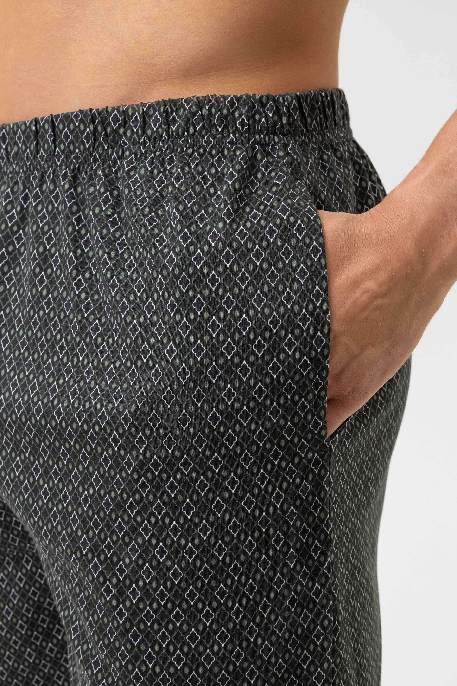 Mey Schlafhose Mey Hose kurz Serie Midnight Classic Minimal-Print (1-tlg) Softe Pyjamahose, gemustert, Jersey, reine Baumwolle