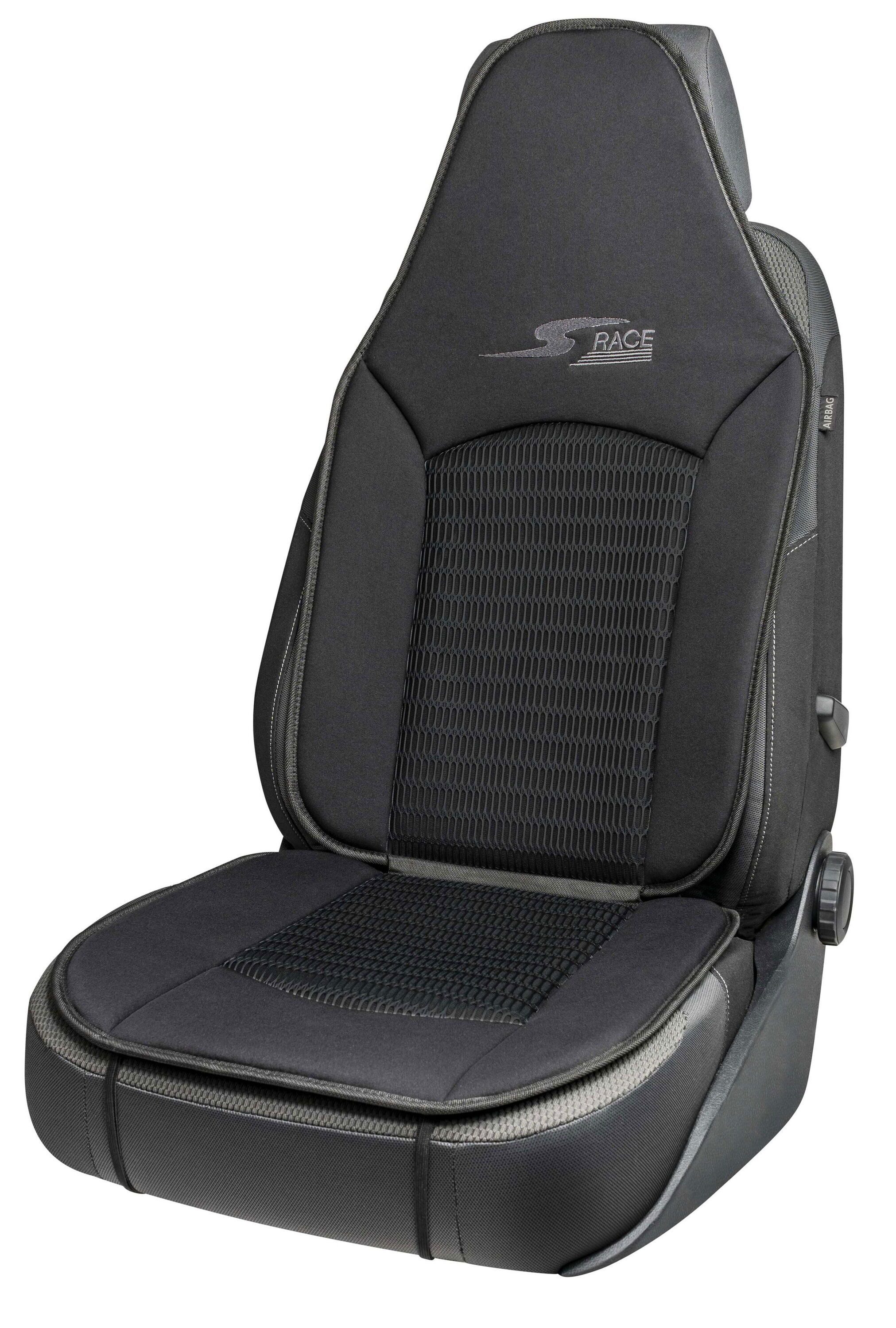 CarComfort Autositzauflage Sitzaufleger S-Race Pilotensit, 1 Stück, 1-tlg.