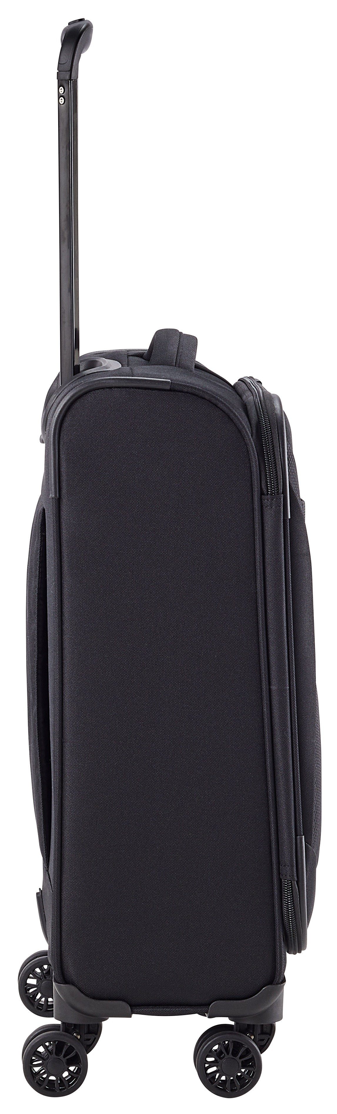 travelite Weichgepäck-Trolley CHIOS, verschiedene Größen und Farben, 4 Rollen, Weichgepäck Reisegepäck Koffer TSA Schloss