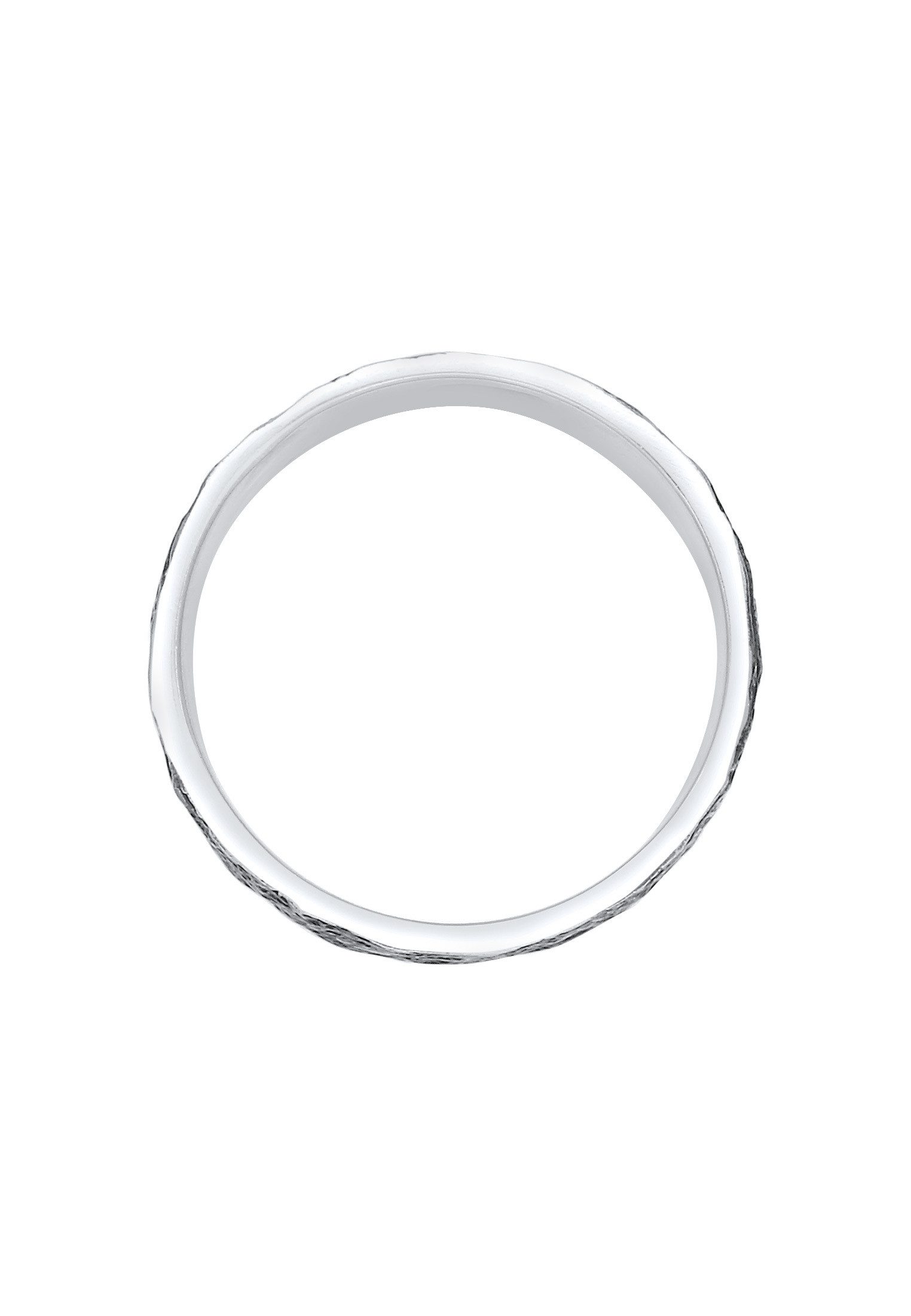 Kuzzoi Silberring Herren Bandring Organic Struktur 925 Silber – Bild 3 von 5