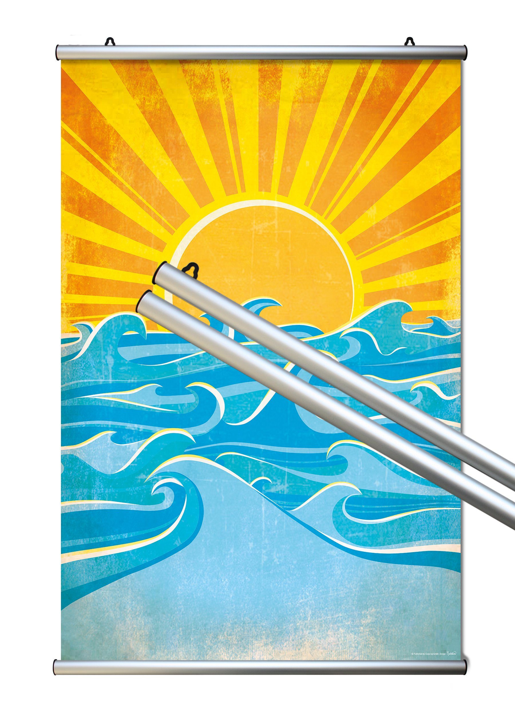 Close Up Bilderleiste Aluminium Klemmschiene Posterleiste 61 cm (Paar) günstig online kaufen