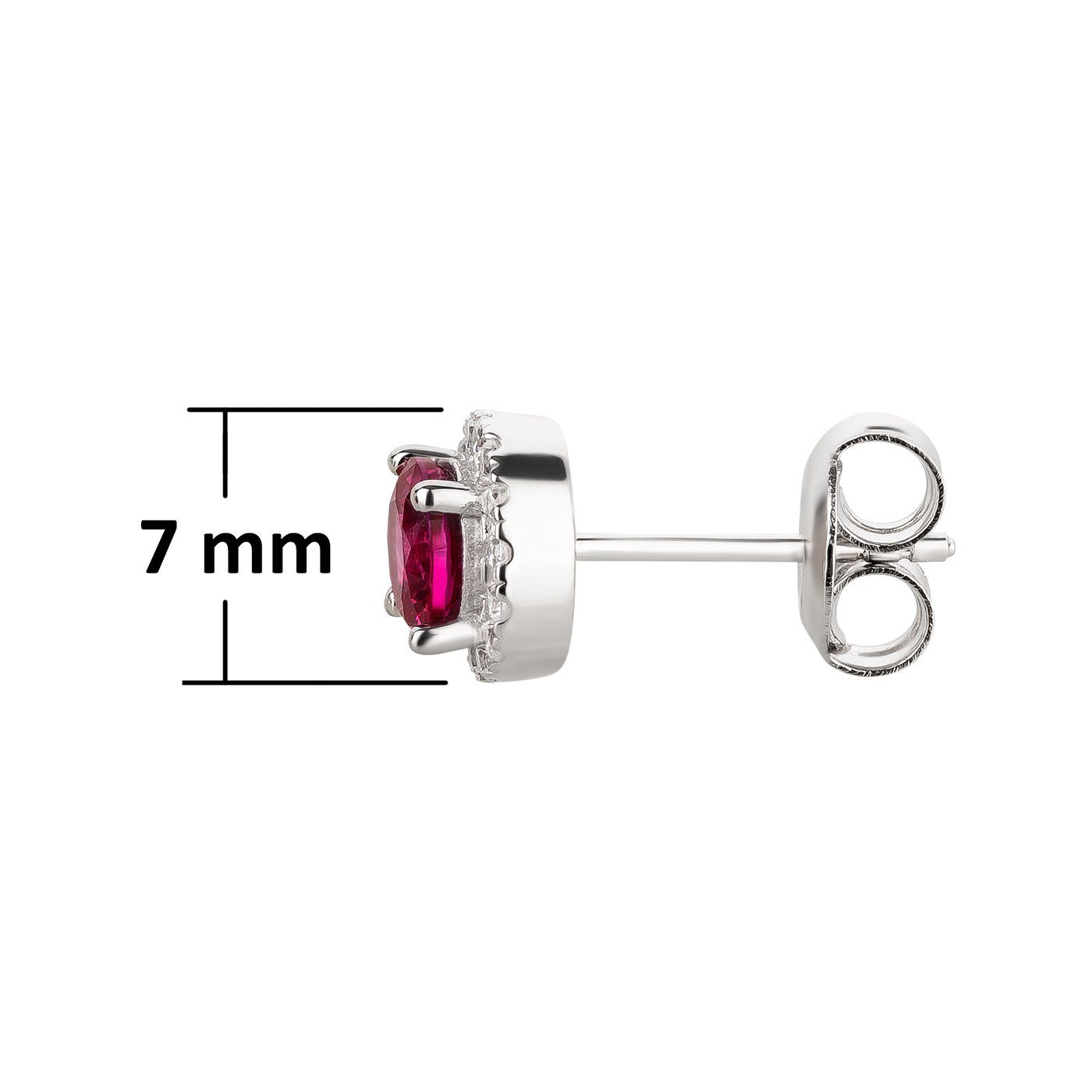 Schöner-SD Paar Ohrstecker Silberohrringe rund 7mm günstig online kaufen