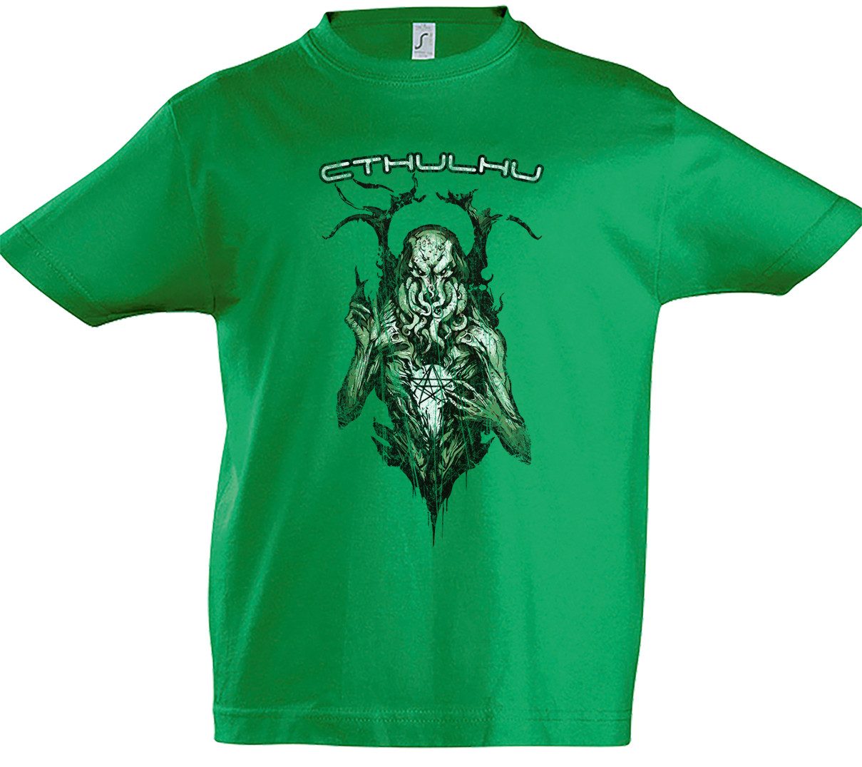 Print-Shirt Cthulhu I Kinder T-Shirt Call Monster Horror Arkham H. P. Lovecraft