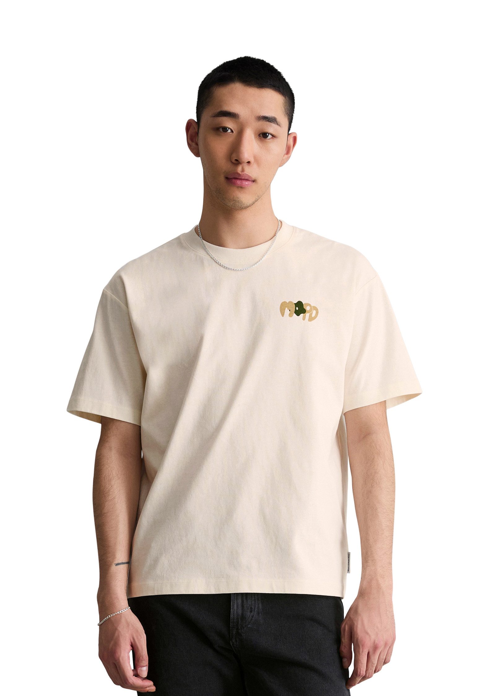 Marc O'Polo DENIM T-Shirt relaxed mit großem Rückenprint