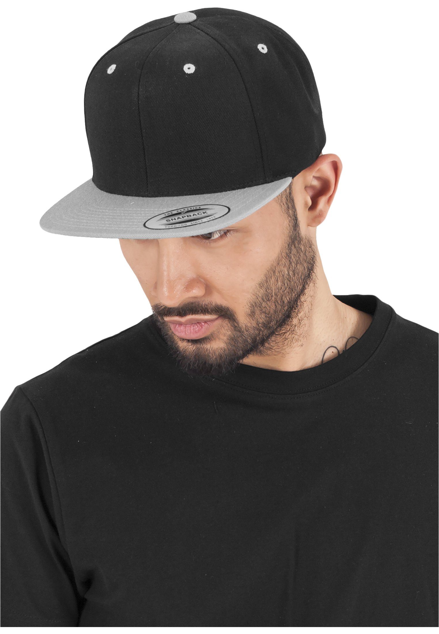 Flexfit Flex Cap Snapback Classic Snapback 2-Tone balck/silver