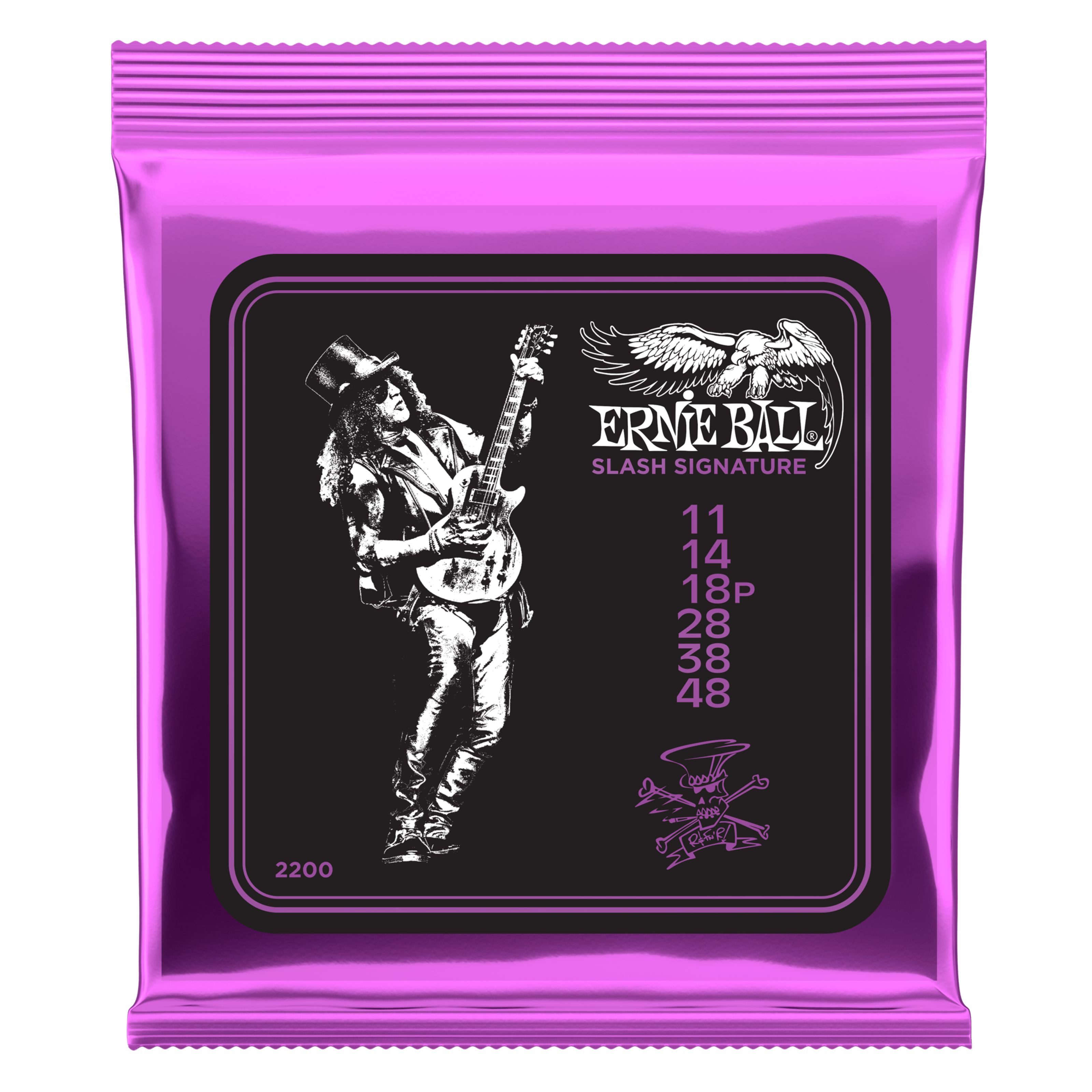 Ernie Ball Saiten, EB2200 Slash Signature 11-48 - E-Gitarrensaiten