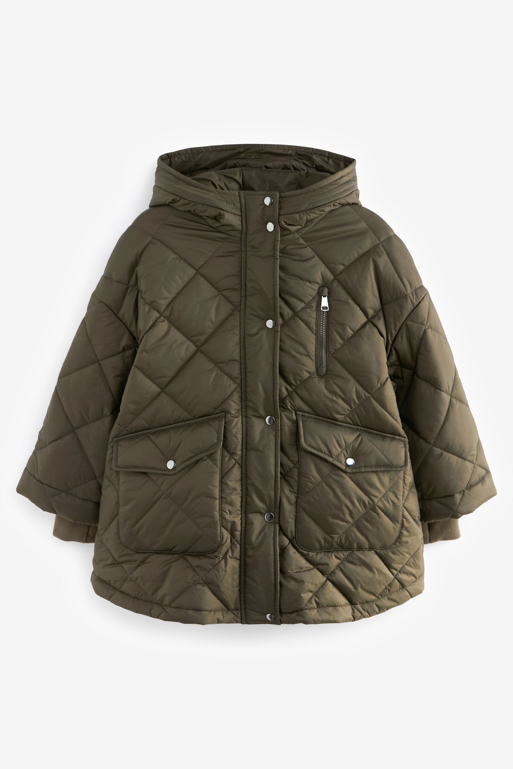 Steppjacke Wasserabweisender Stepp-Ponchomantel