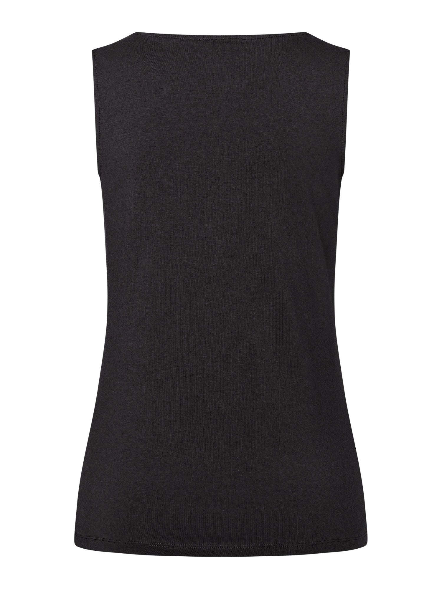 MORE&MORE Shirttop Stretch-Basic-Top, Vorderteil gedoppelt