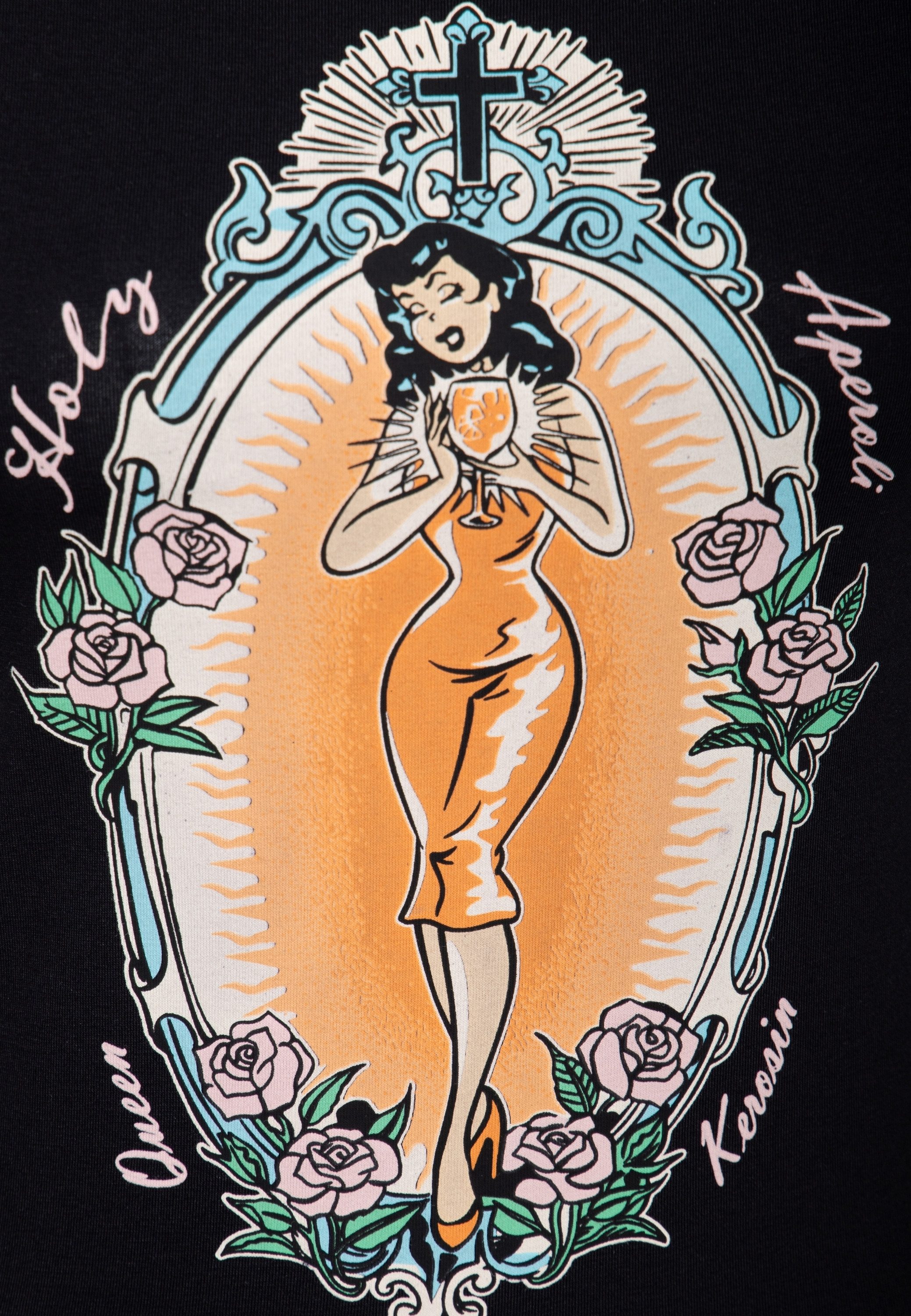 QueenKerosin Print-Shirt Holy Aperoli mit Print – Bild 5 von 5