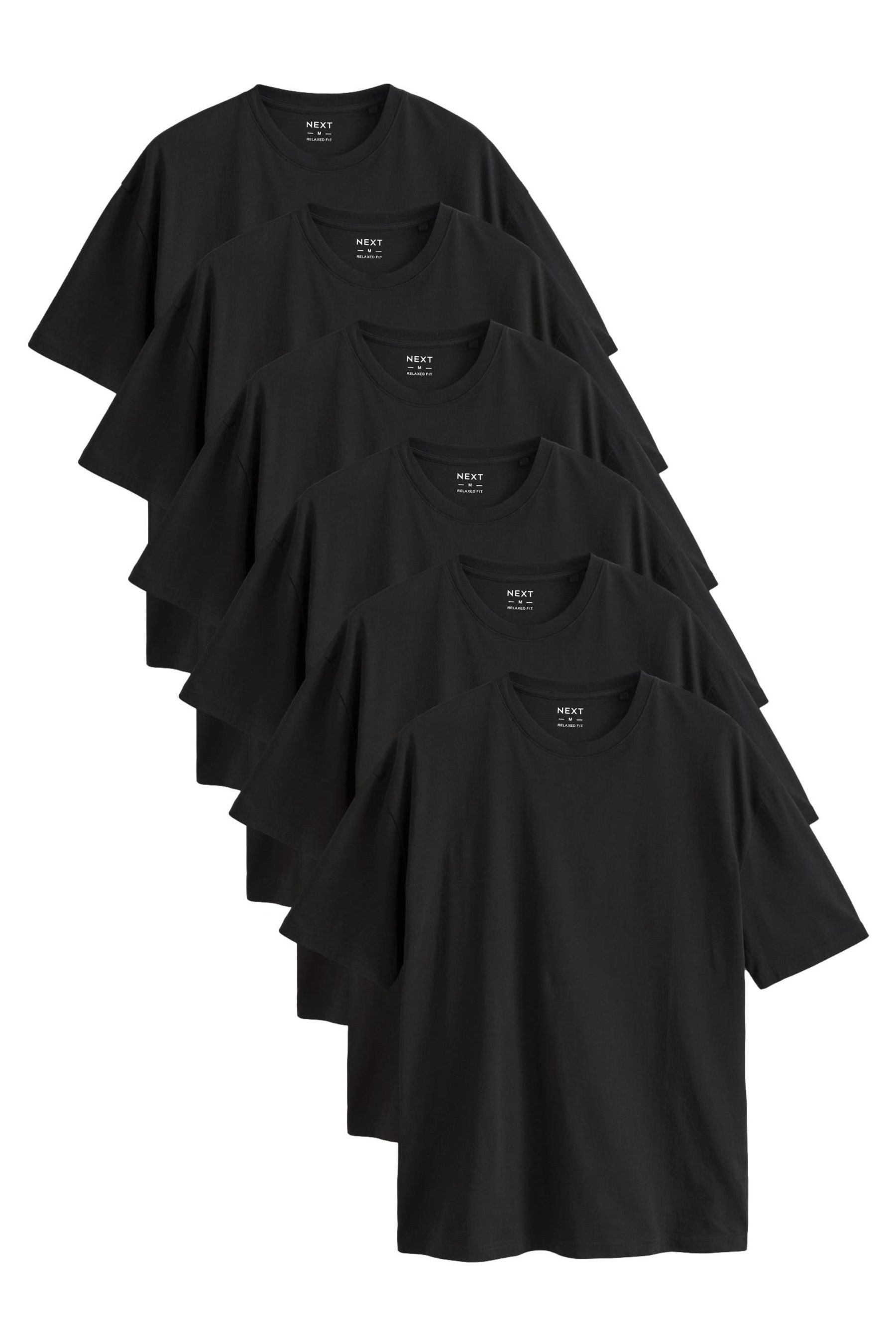 Next T-Shirt Essential T-Shirts im Relaxed Fit, 6er-Pack (6-tlg)