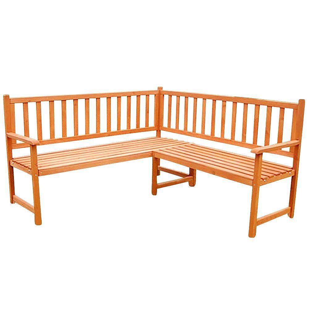 Melko Gartenbank Gartenbank Holzbank Sitzbank Eckbank günstig online kaufen
