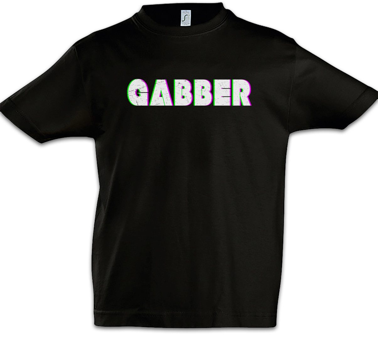Print-Shirt Gabber Glitch Kinder T-Shirt Attack Decay Sustain Release Audio LFO
