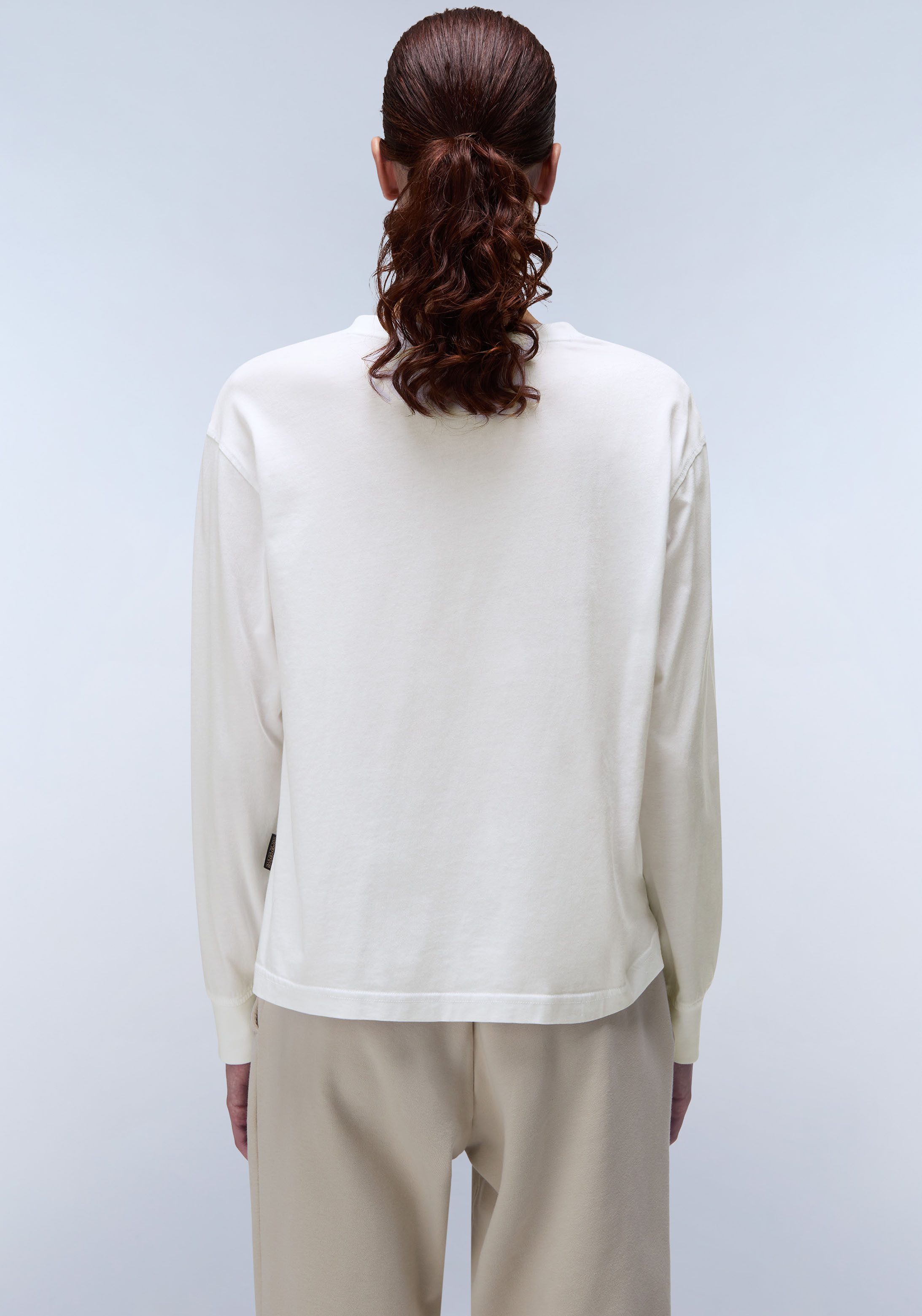 Napapijri Langarmshirt SUZE mit großem Logoprint günstig online kaufen