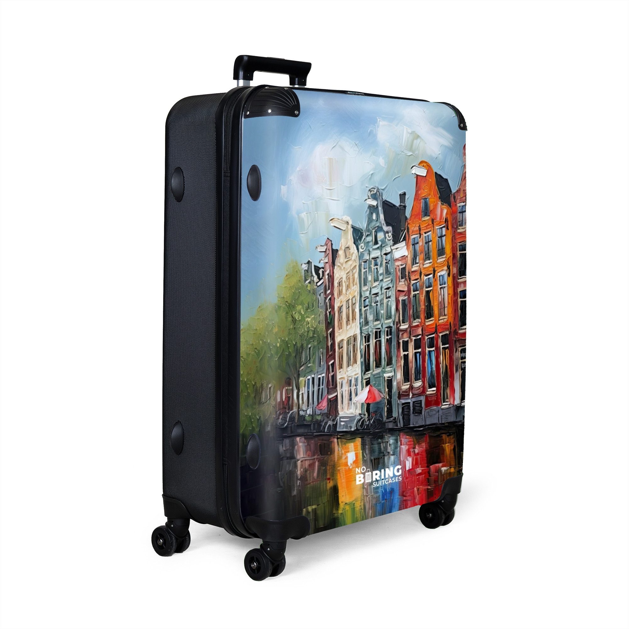 NoBoringSuitcases.com© Hartschalen-Trolley Ölgemälde - Architektur - günstig online kaufen